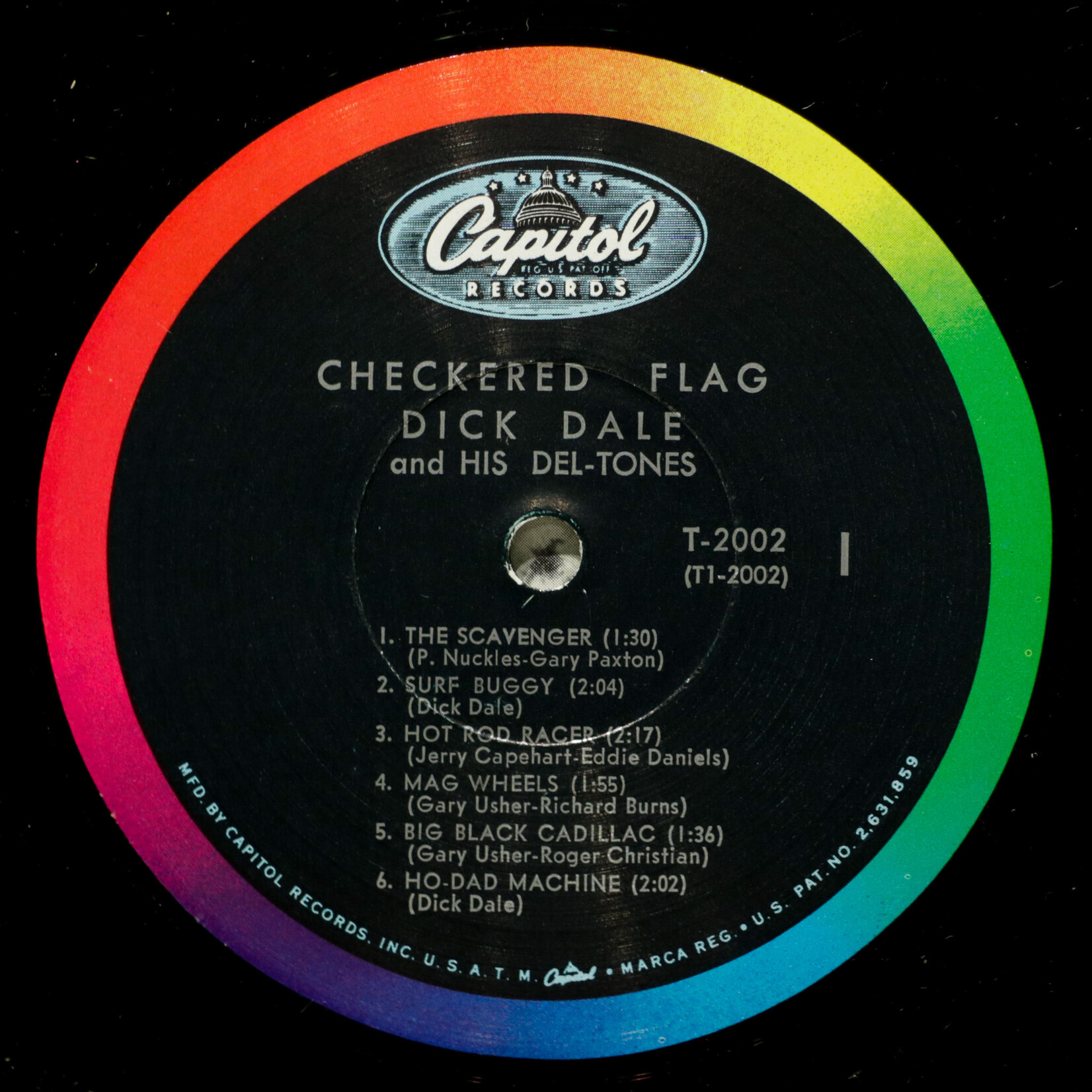 [Nick's Disk Pics] Dale, Dick & His Del-Tones: Checkered Flag [CAPITOL]