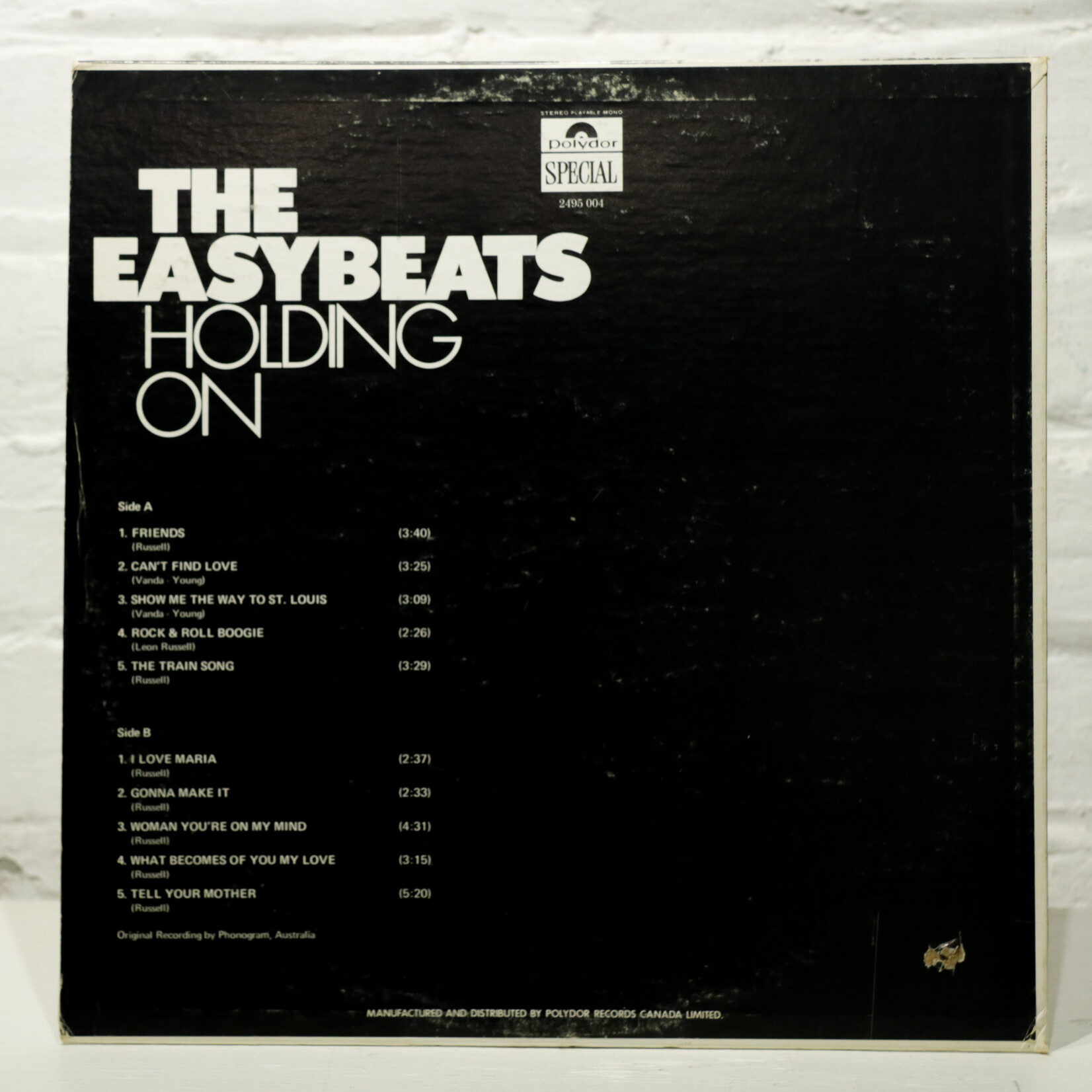 [Nick's Disk Pics] Easybeats: Holding On [POLYDOR]