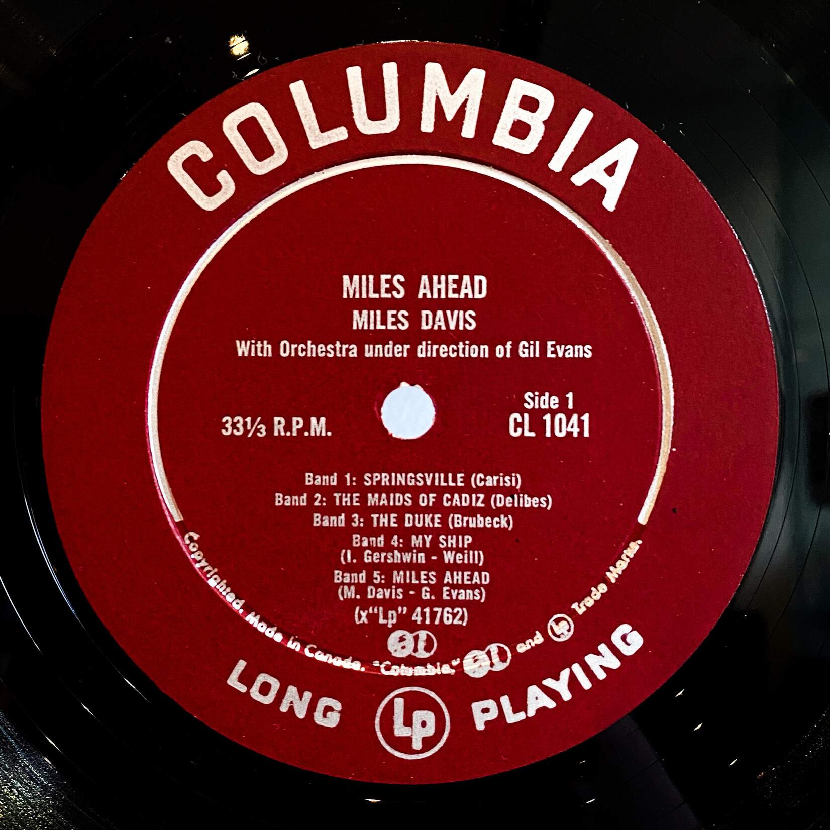 [Nick's Disk Pics] Davis, Miles: Miles Ahead [COLUMBIA]