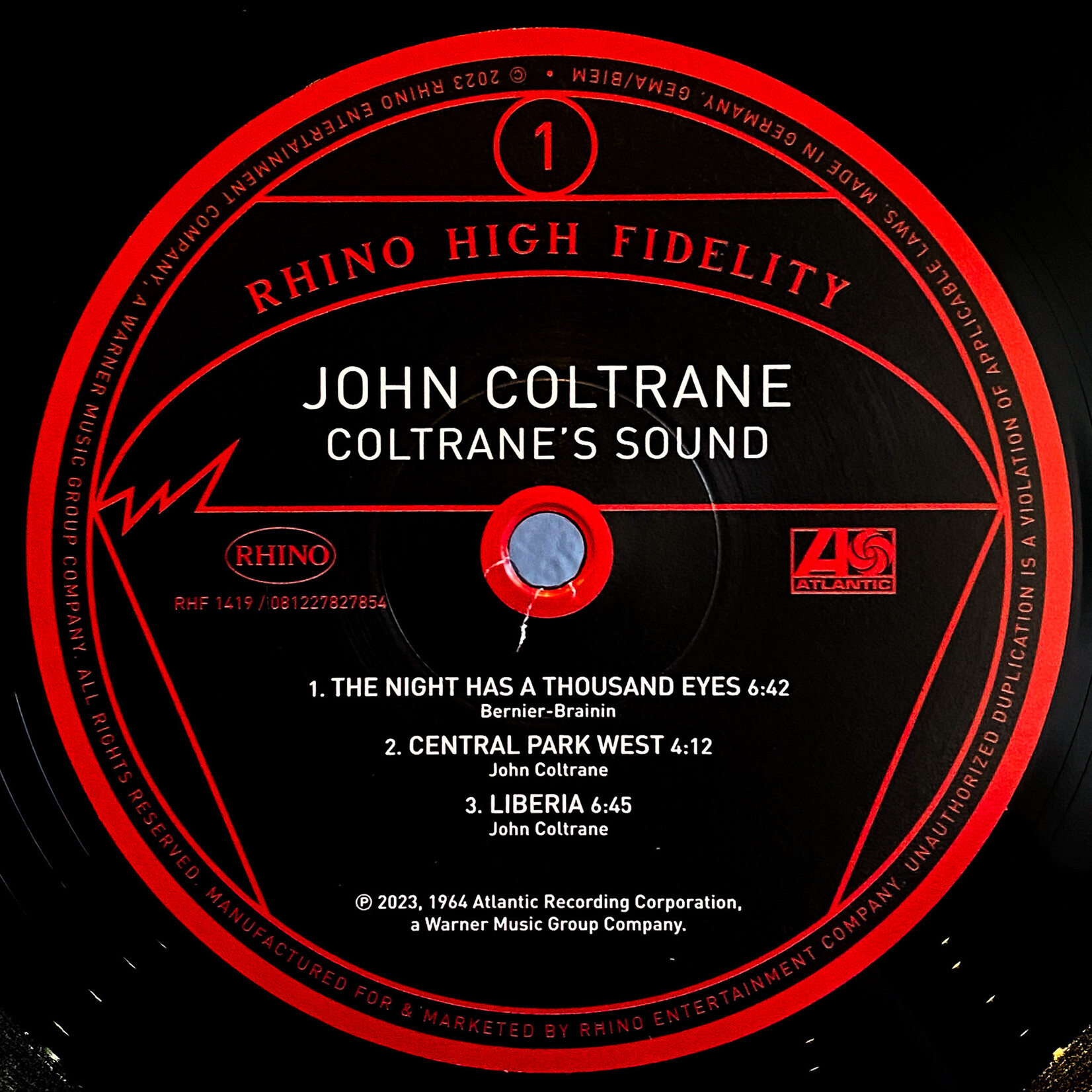 [Nick's Disk Pics] Coltrane, John: Coltrane's Sound [ATLANTIC]