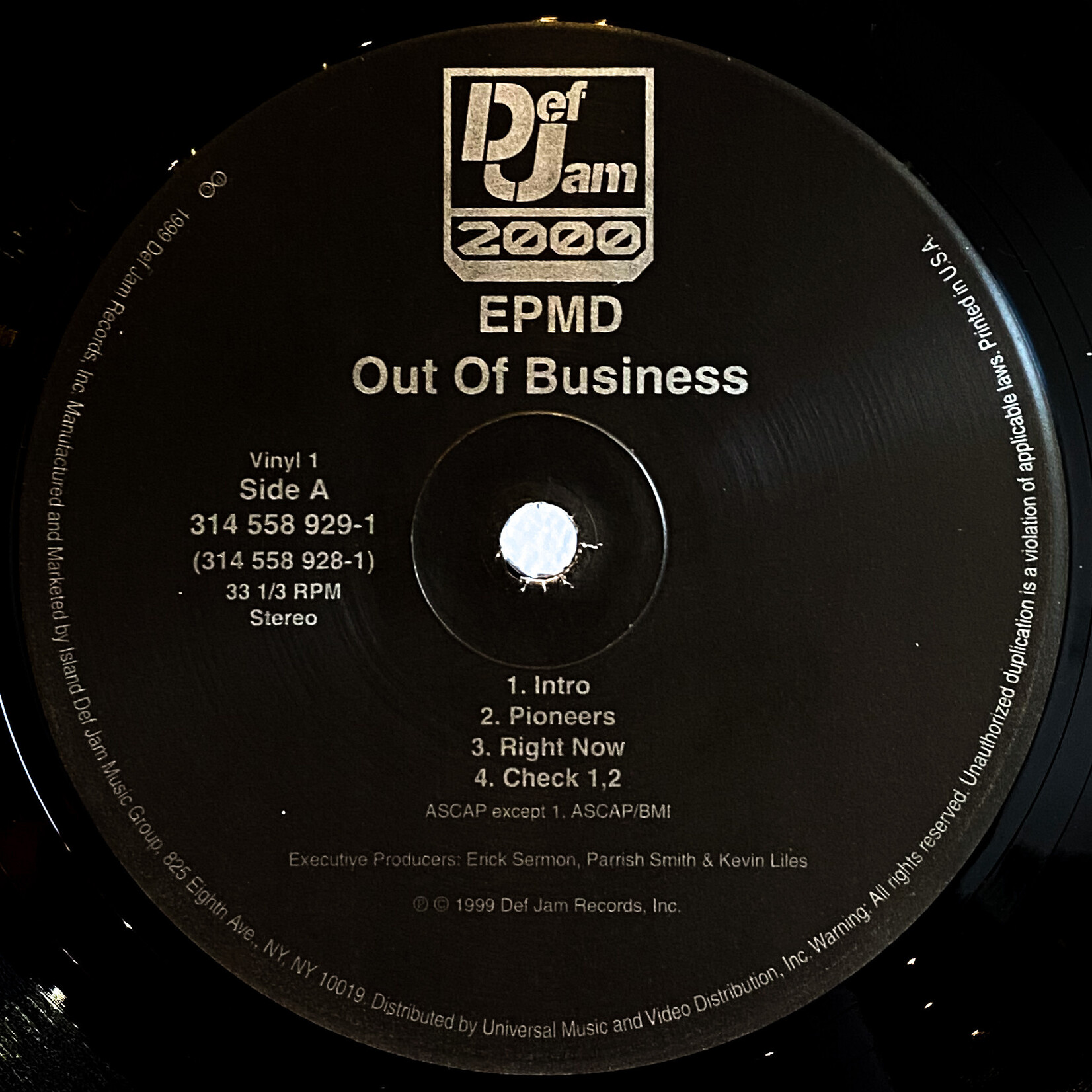 [Nick's Disk Pics] EPMD: Out Of Business [DEF JAM]
