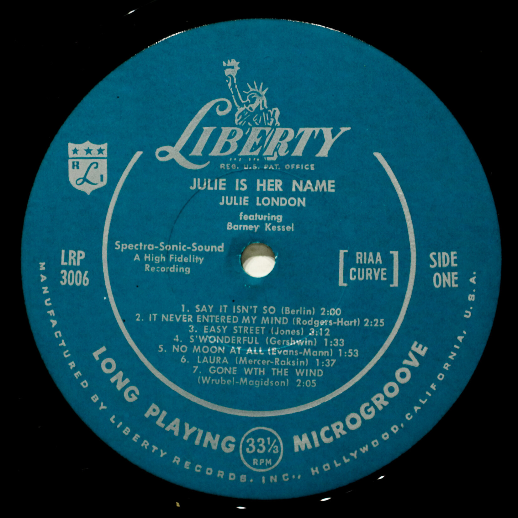 [Nick's Disk Pics] London, Julie: Julie Is Her Name [LIBERTY]