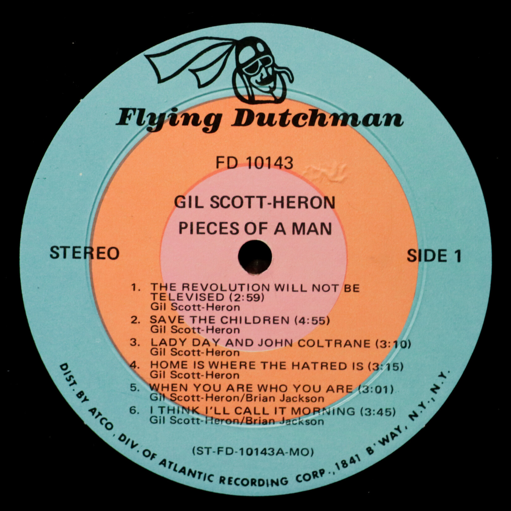 [Nick's Disk Pics] Scott-Heron, Gil: Pieces Of A Man [FLYING DUTCHMAN]