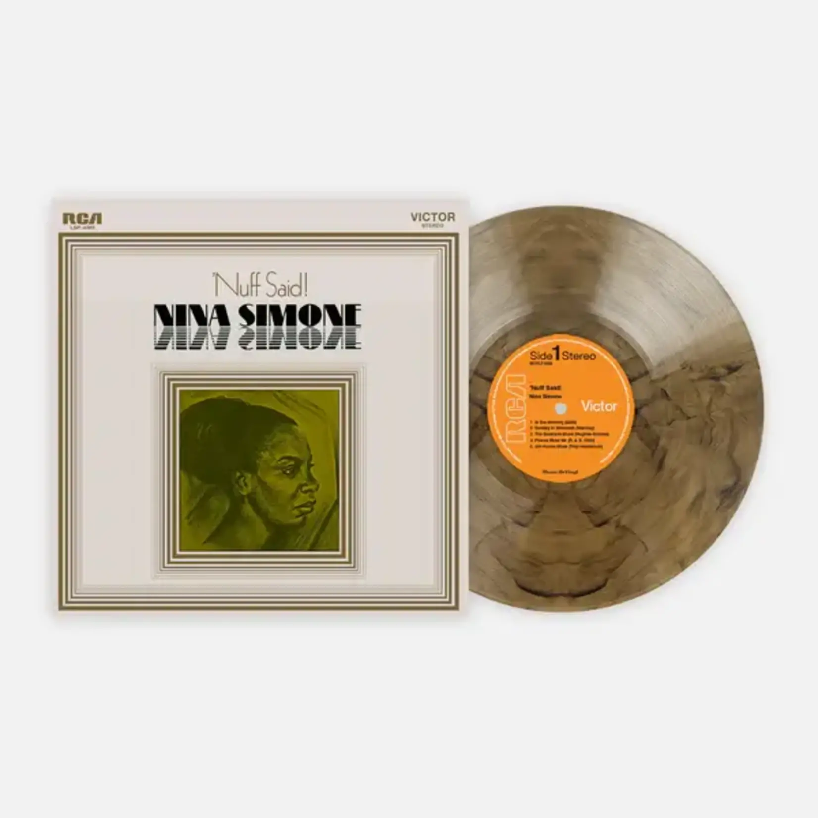 [New Vinyl] Simone, Nina: Nuff Said! (180g-brown marble vinyl) [VINYL ME, PLEASE]