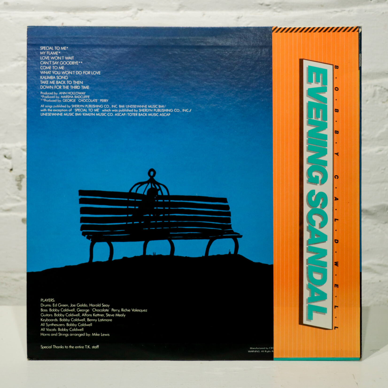 [Nick's Disk Pics] Caldwell, Bobby:  Bobby Caldwell [T.K RECORDS]