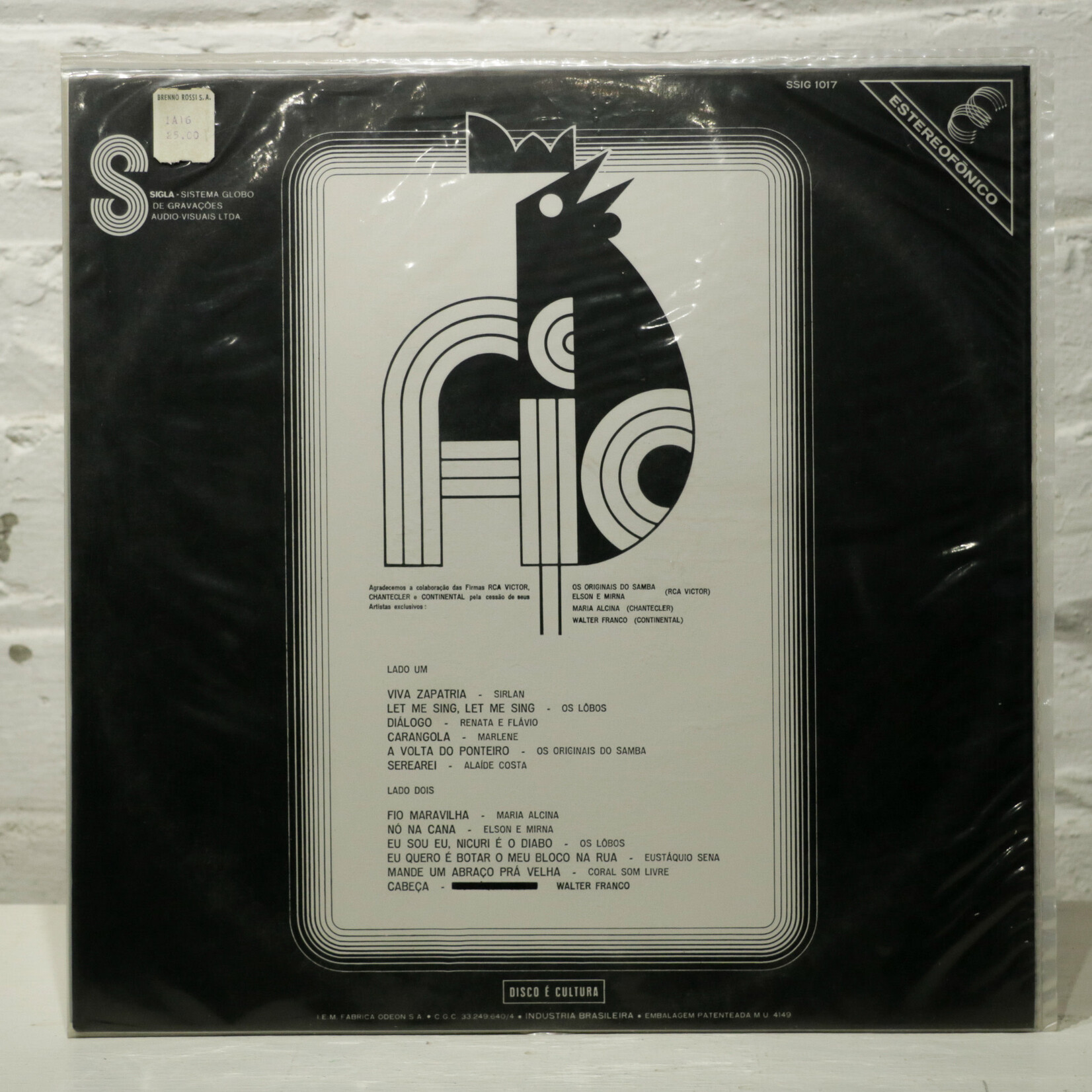 [Nick's Disk Pics] V/A: As 12 Finalistas Do VII Festival Internacional Da Canção [SOM LIVRE]