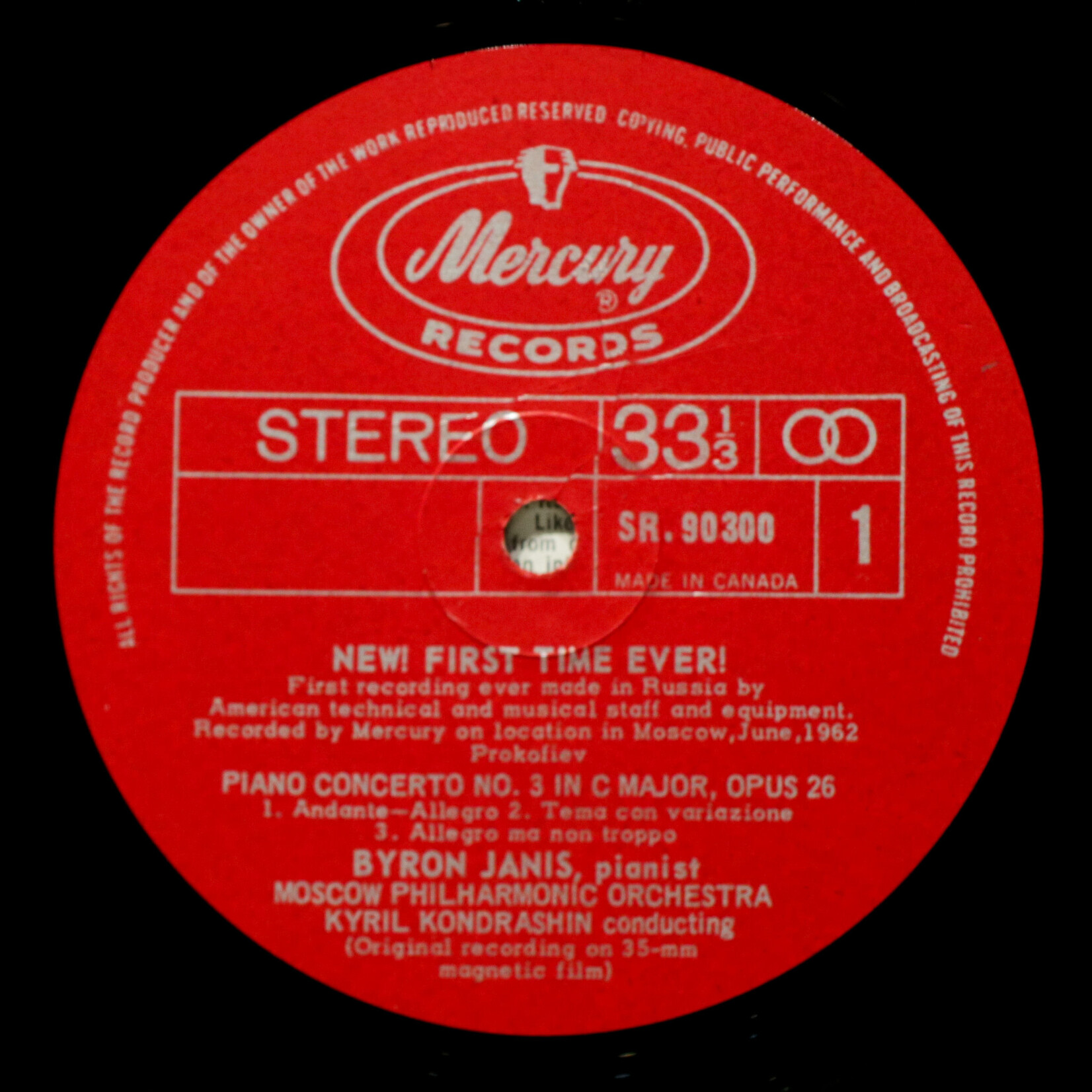 [Nick's Disk Pics] Janis, Byron: New! First Time Ever! [MERCURY]