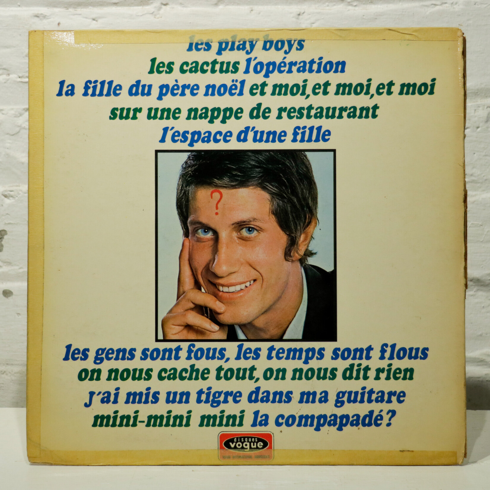 [Nick's Disk Pics] Dutronc, Jacques: self-titled  [DISQUES VOGUE]