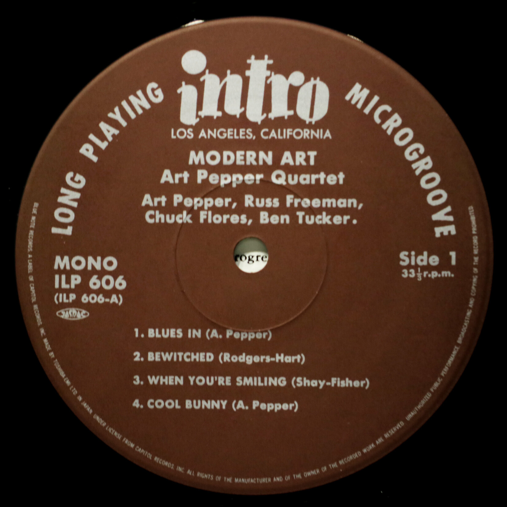 [Nick's Disk Pics] Pepper, Art Quintet: Modern Art [INTRO]