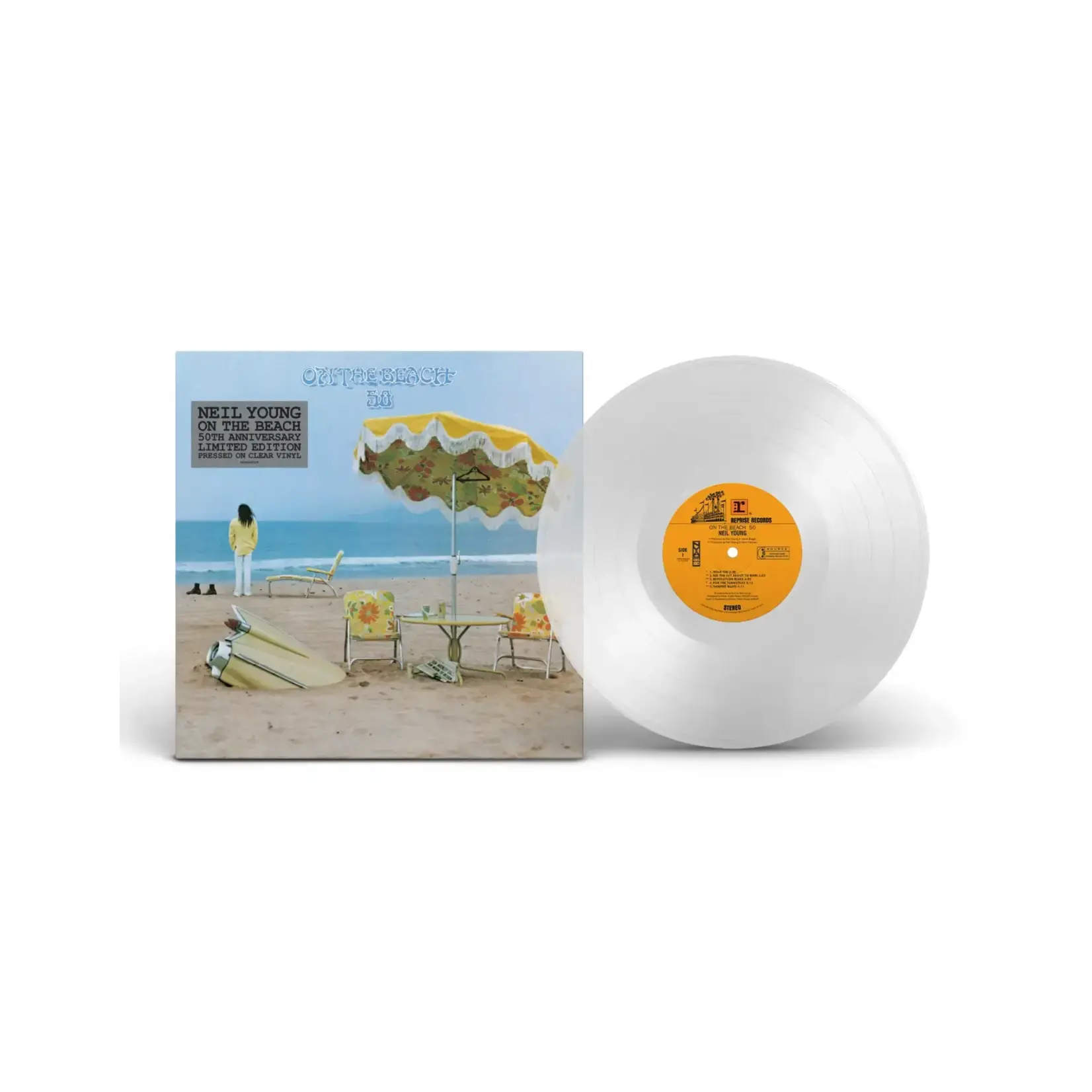 [New] Young, Neil: On The Beach (50th-anniversary edition/clear vinyl) [Warner]