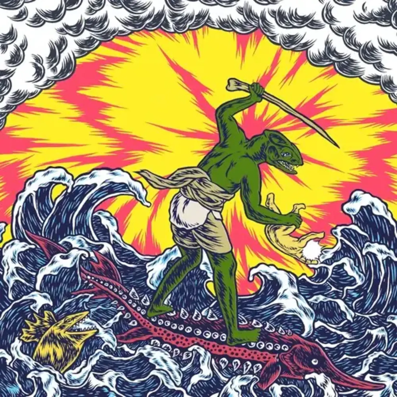 [New] King Gizzard & the Lizard Wizard: Teenage Gizzard (blue exomix coloured) [ORG MUSIC]
