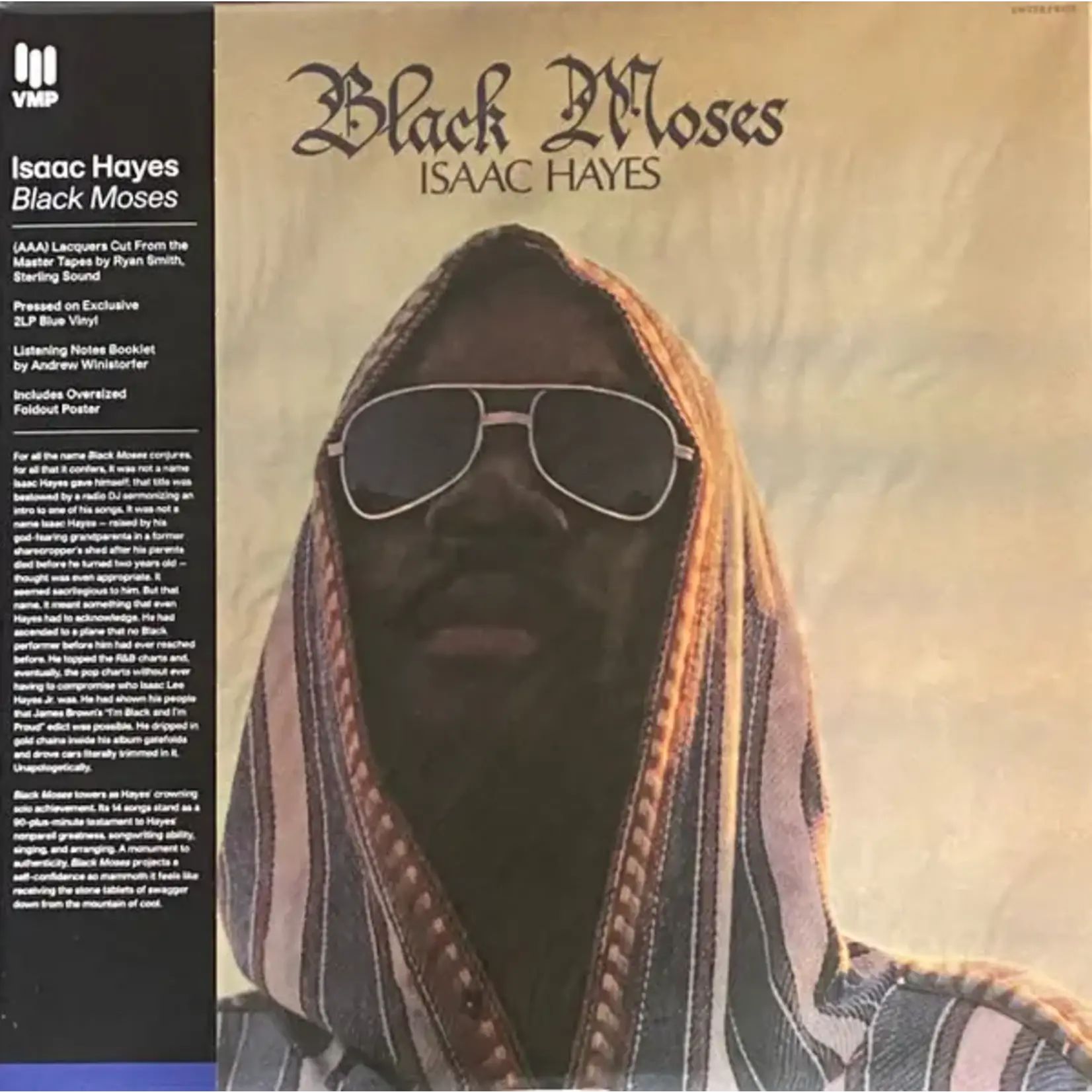 [New Vinyl] Hayes, Isaac: Black Moses (2LP-blue vinyl) [VINYL ME, PLEASE]