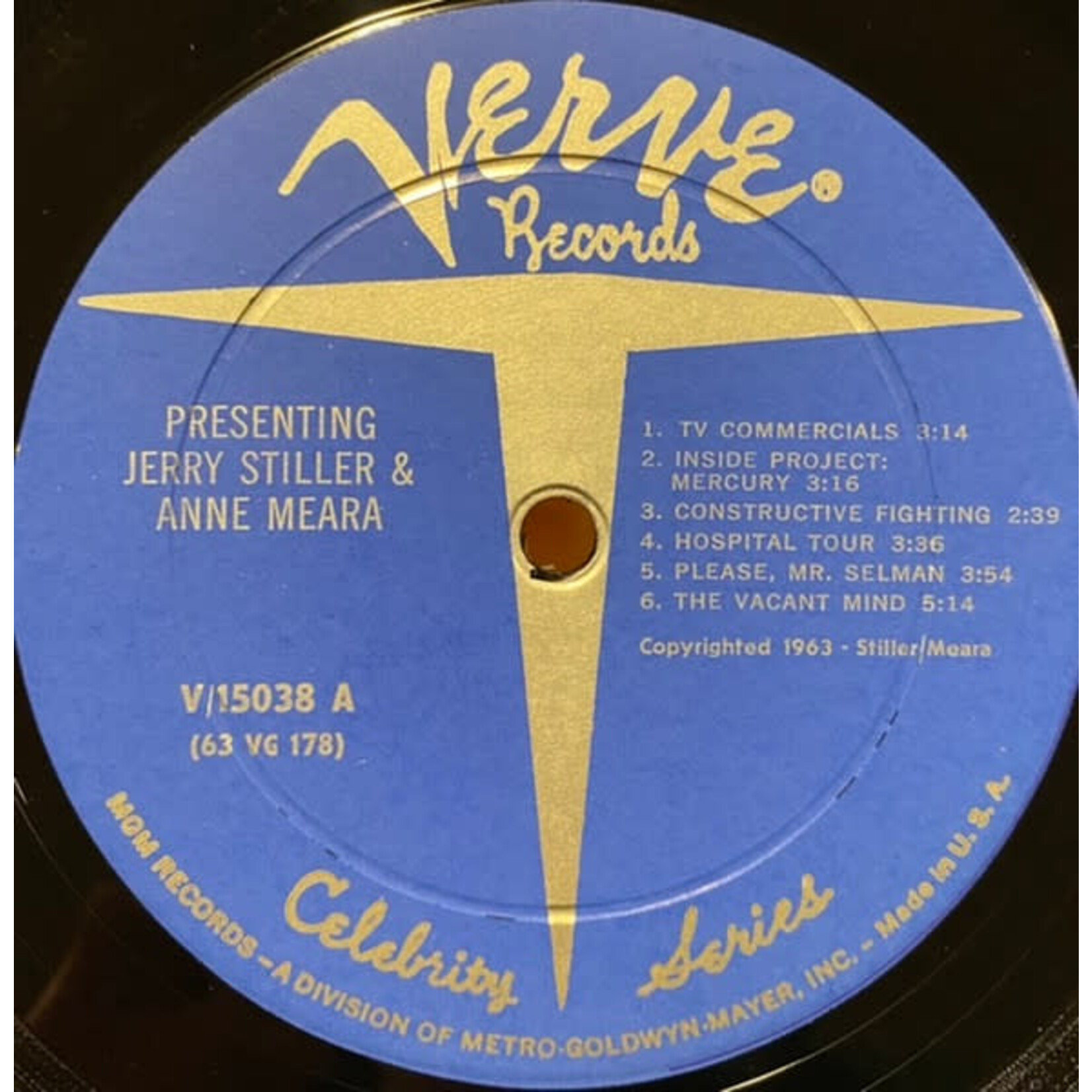 [Kollectible Vinyl] Stiller, Jerry & Anne Meara: Presenting: America's New Comedy Sensations [VERVE]