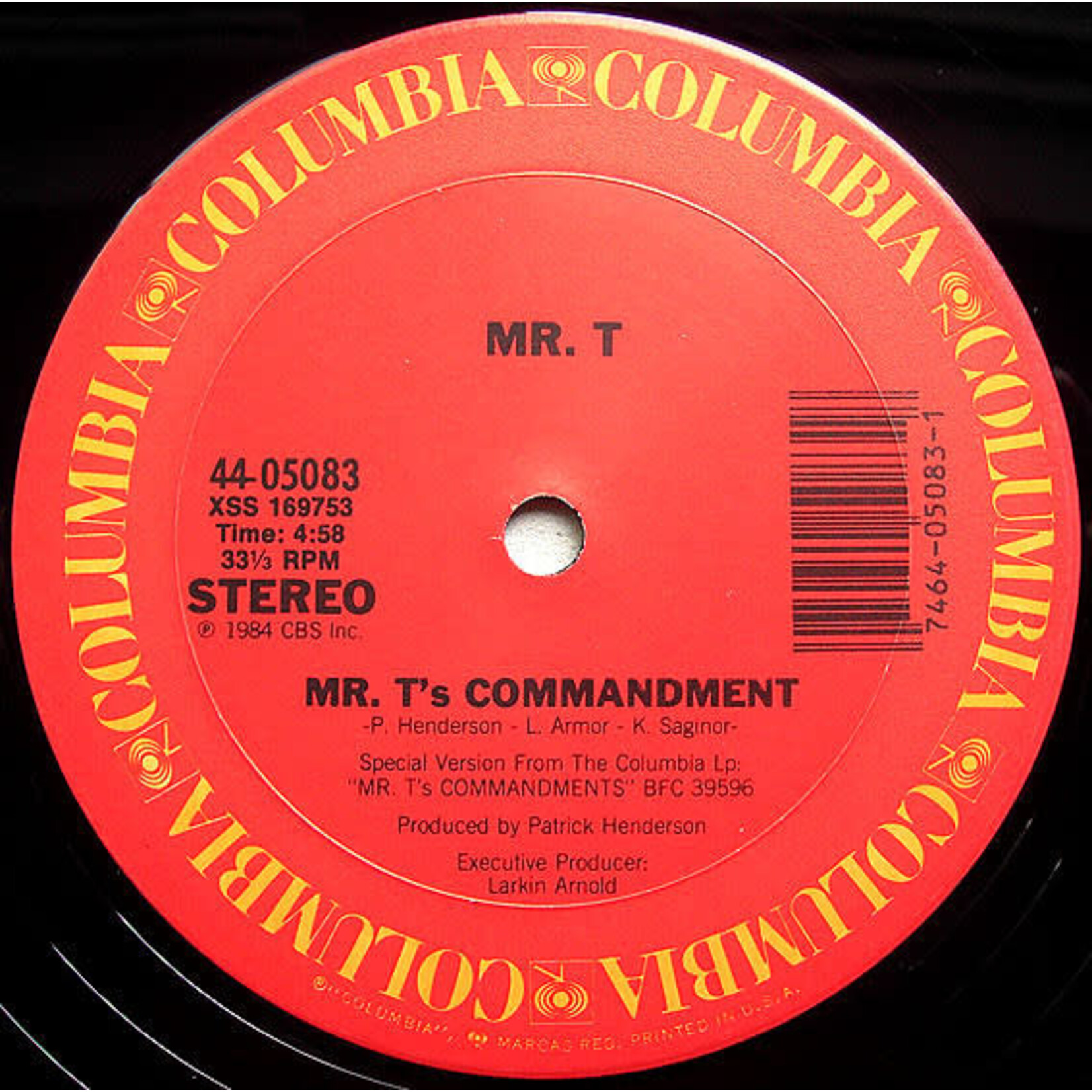 [Kollectible Vinyl] Mr. T: Mr T's Commandments