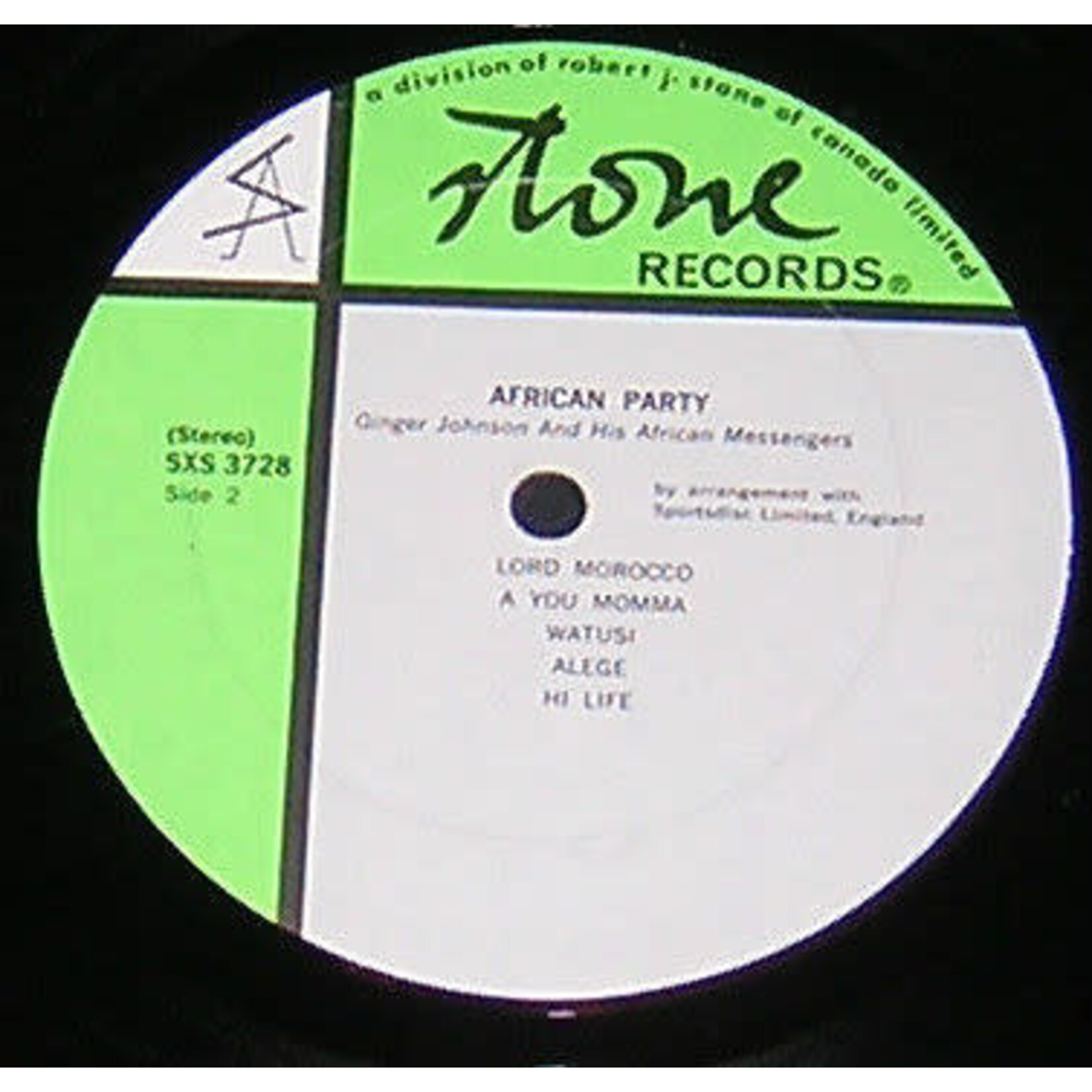 [Kollectible Vinyl] Ginger Johnson And His African Messengers: African Party [STONE]