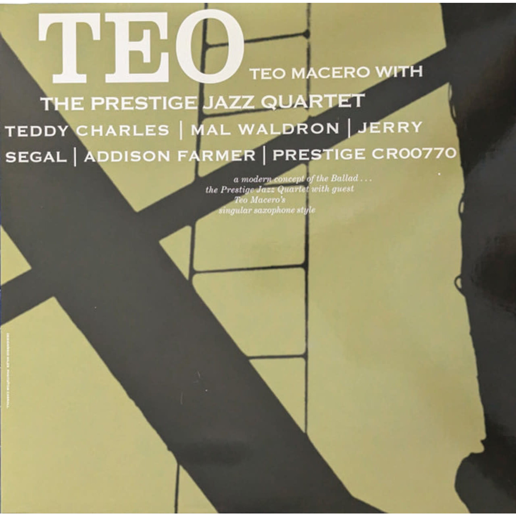 [New] Macero, Teo/Prestige Jazz Quartet: Teo (180g) [VINYL ME, PLEASE]