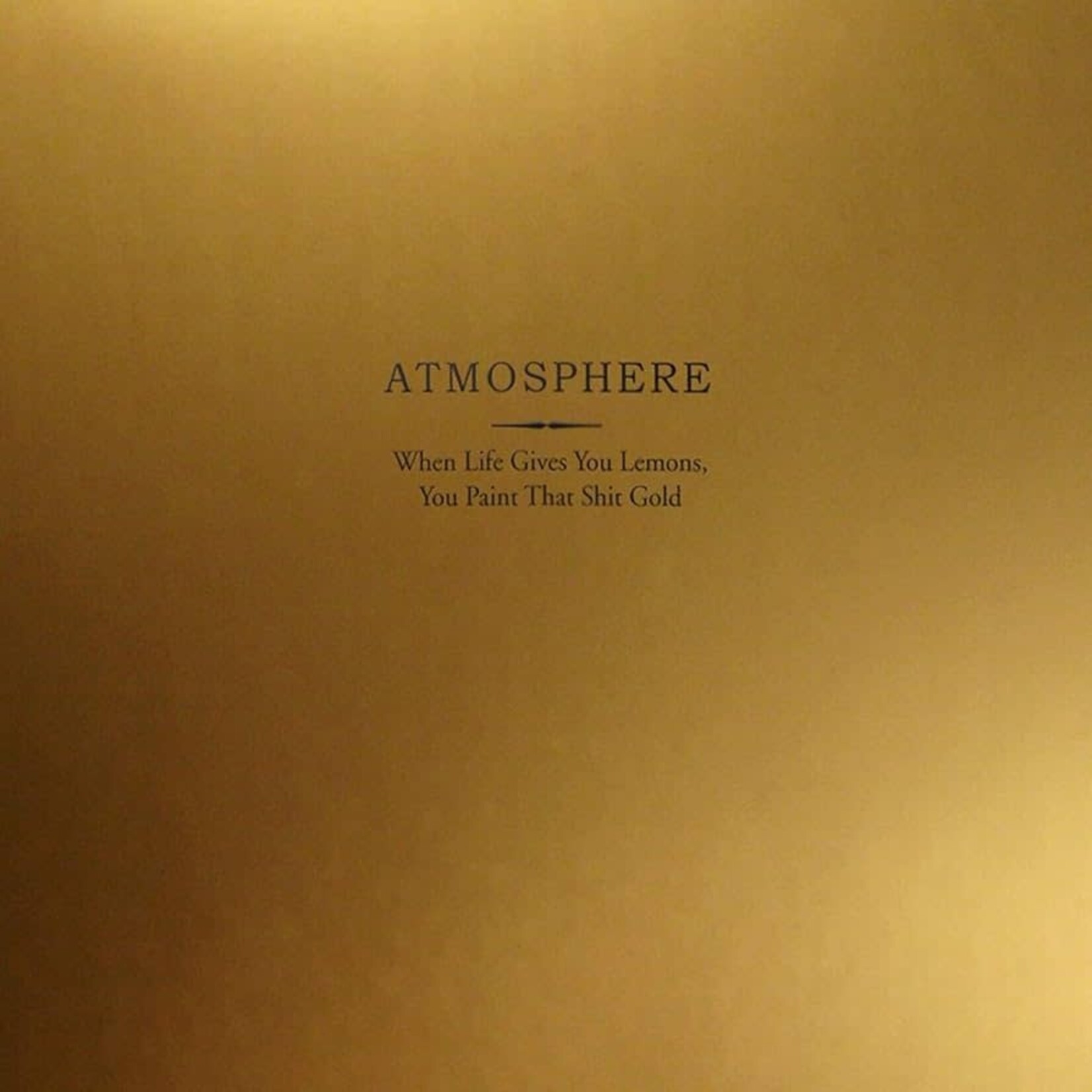 [New Vinyl] Atmosphere: When Life Gives You Lemons, You Paint That Shit Gold (2LP-coloured) [VINYL ME, PLEASE]
