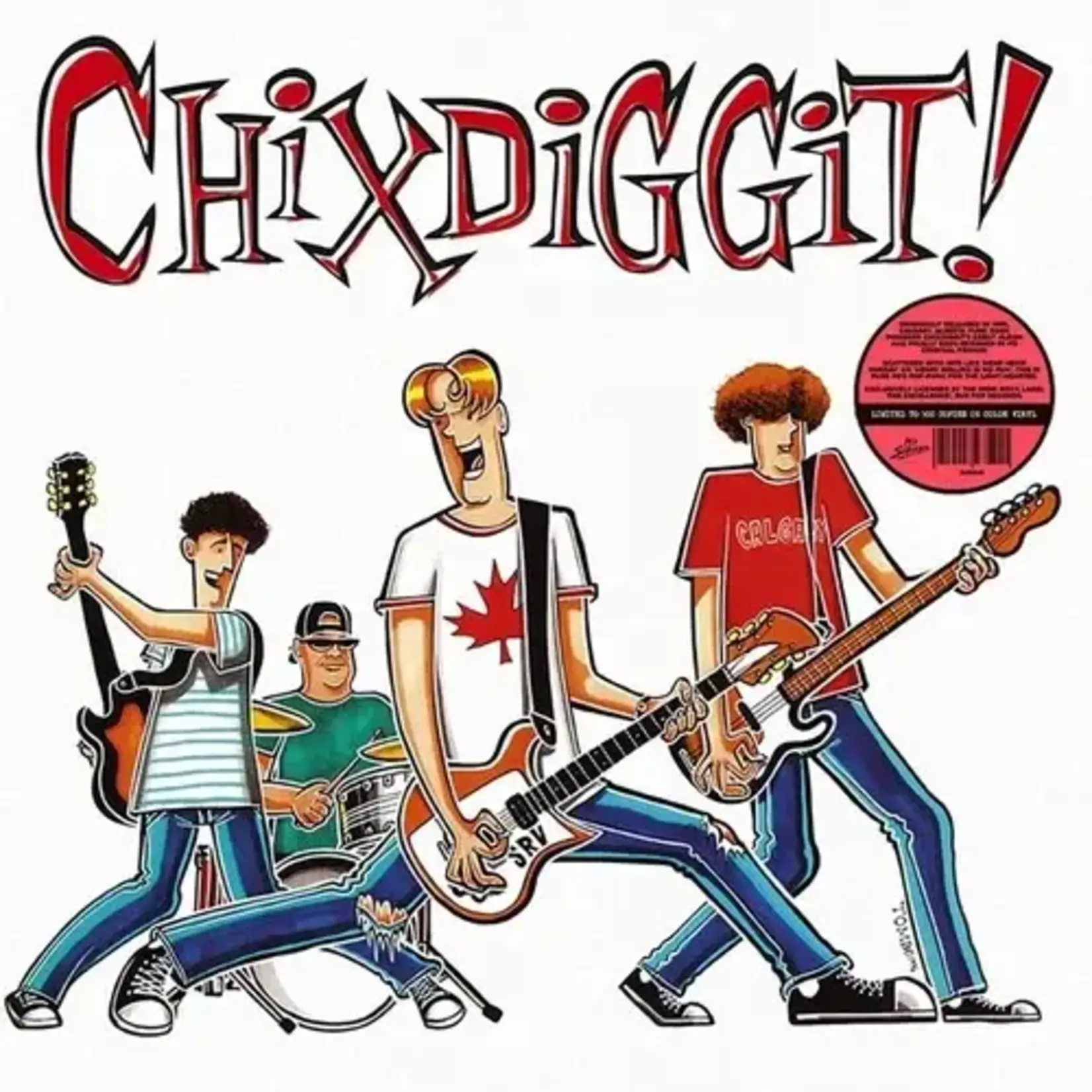 [New] Chixdiggit: Chixdiggit! (red vinyl) [HEY SUBURBIA]