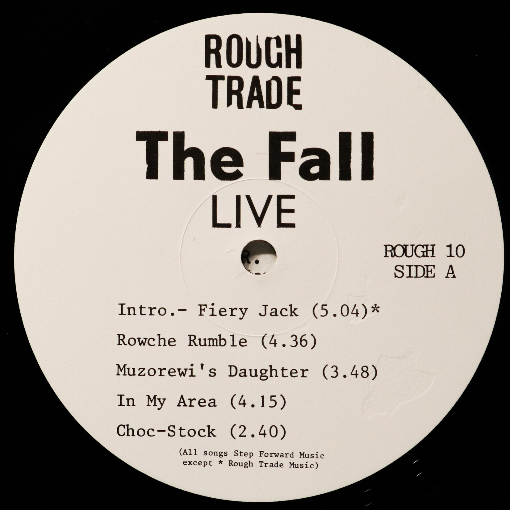 [Nick's Disk Pics] Fall: Totale's Turns (It's Now Or Never) [ROUGH TRADE]