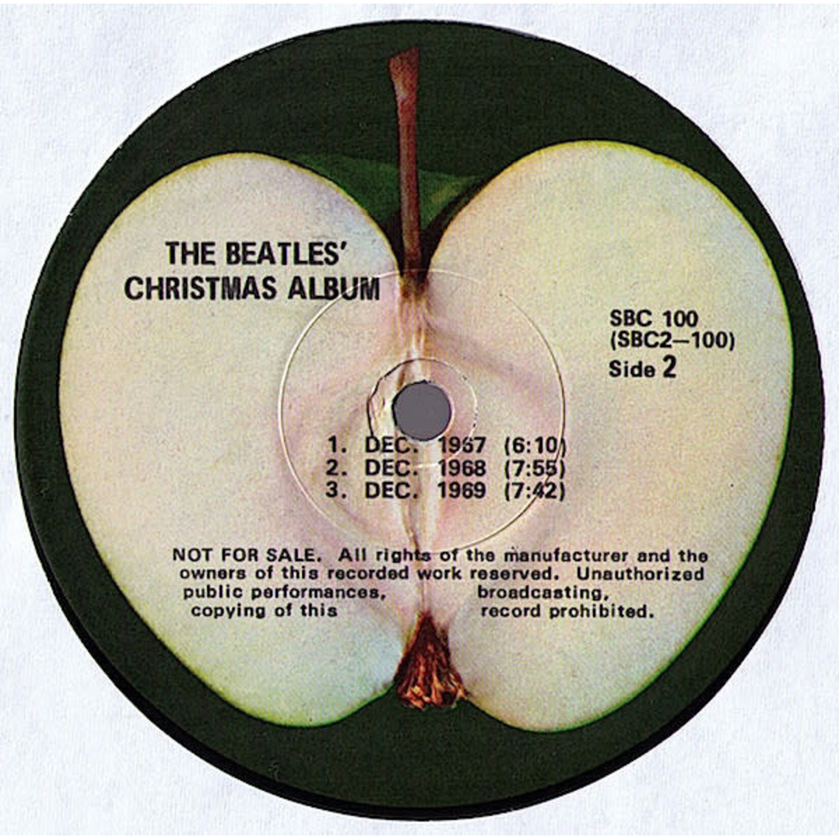 [Nick's Disk Pics] Beatles: The Beatles' Christmas (1970, USA VG+) [KOLLECTIBLE]