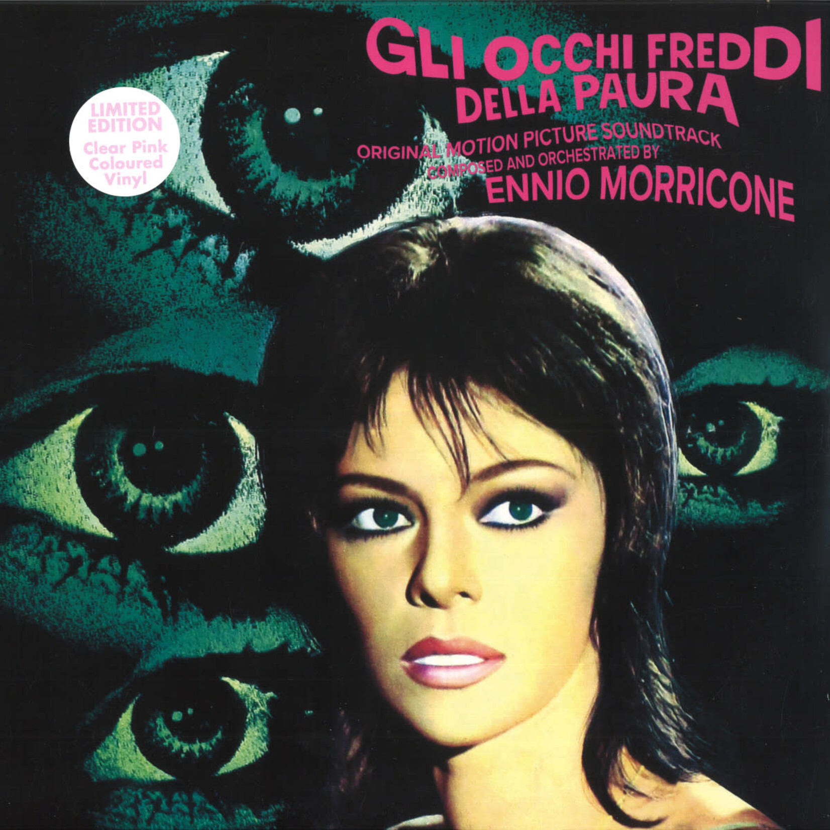 [New Vinyl] Morricone, Ennio: Gli Occhi Freddi Della Paura O.S.T. (clear pink vinyl) [VINYL MAGIC]