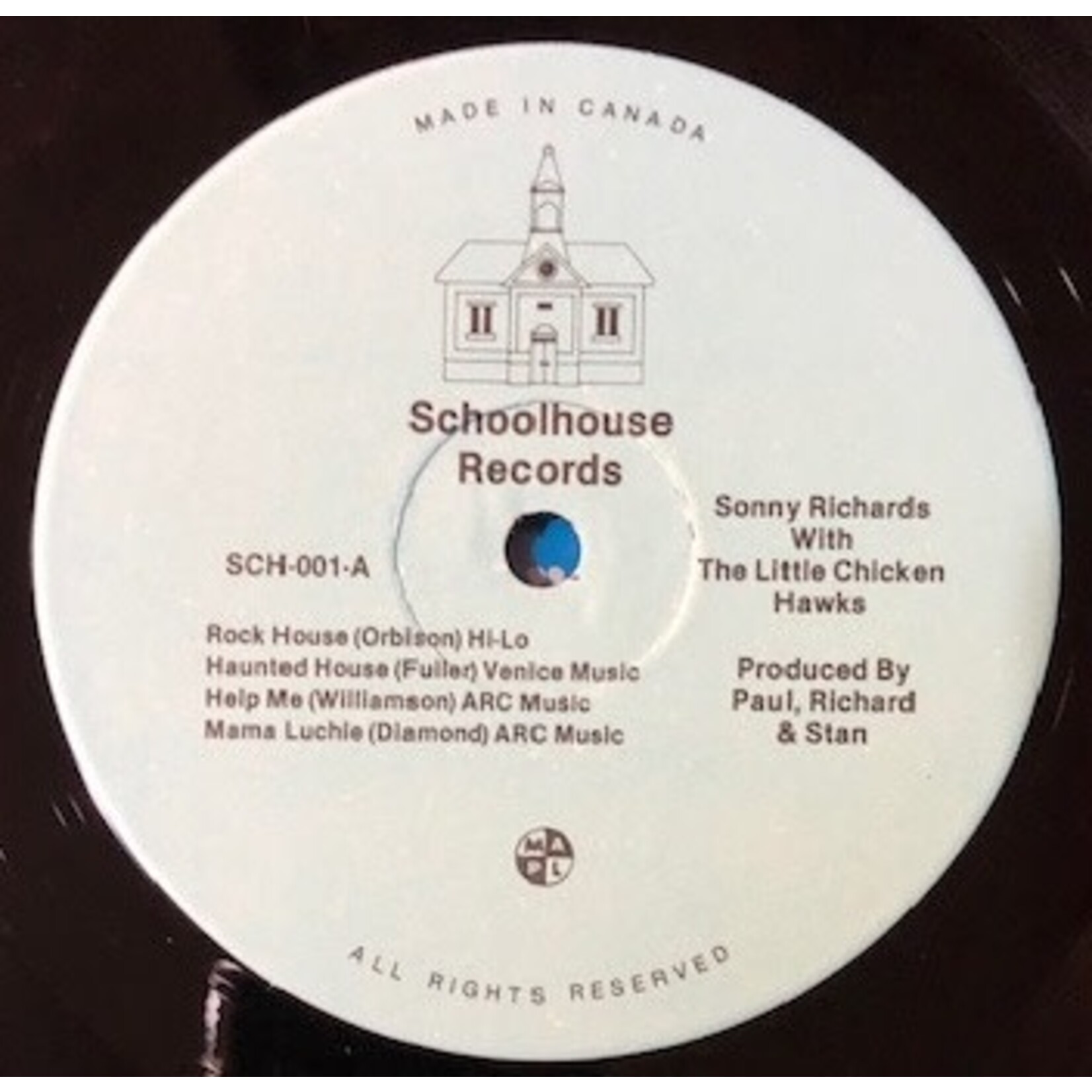 [Kollectible Vinyl] King Biscuit Boy: Sonny Richards with the Little Chicken Hawks (1979, Canada, VG) [SCHOOLHOUSE]