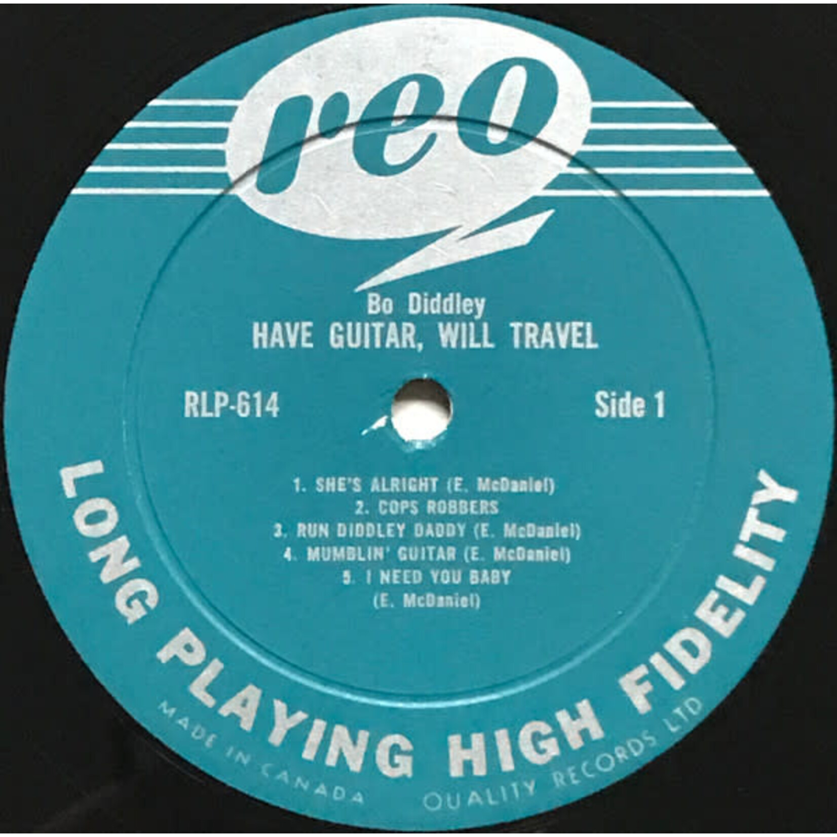 [Kollectibles] Diddley, Bo:  Have Guitar,  Will Travel (1960, Canada, VG+, 50s/60s) [QUALITY]