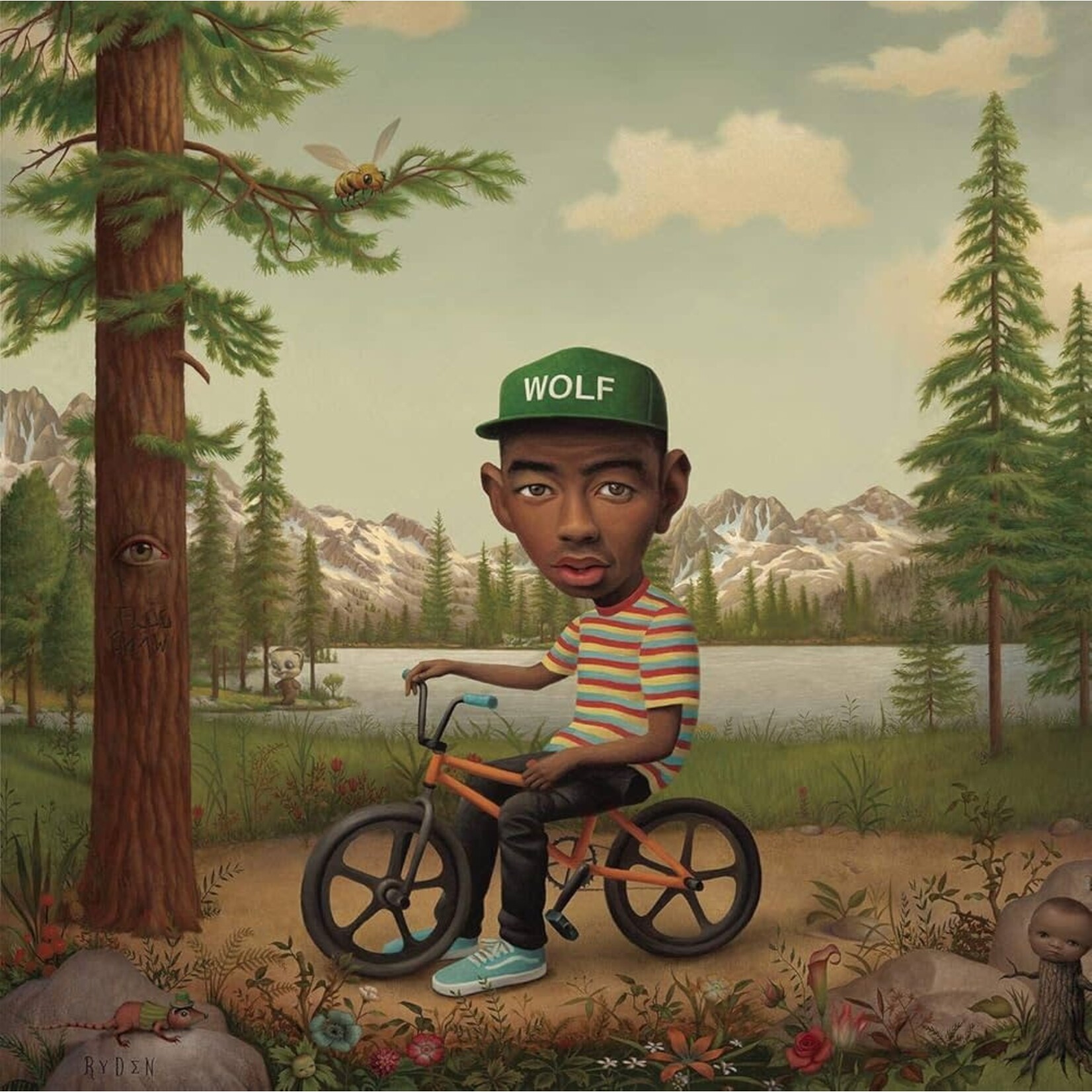 [Kollectible Vinyl] Tyler The Creator: Wolf (Pink Vinyl Edition)(2014, USA, VG+, Hip Hop) [ODD FUTURE]