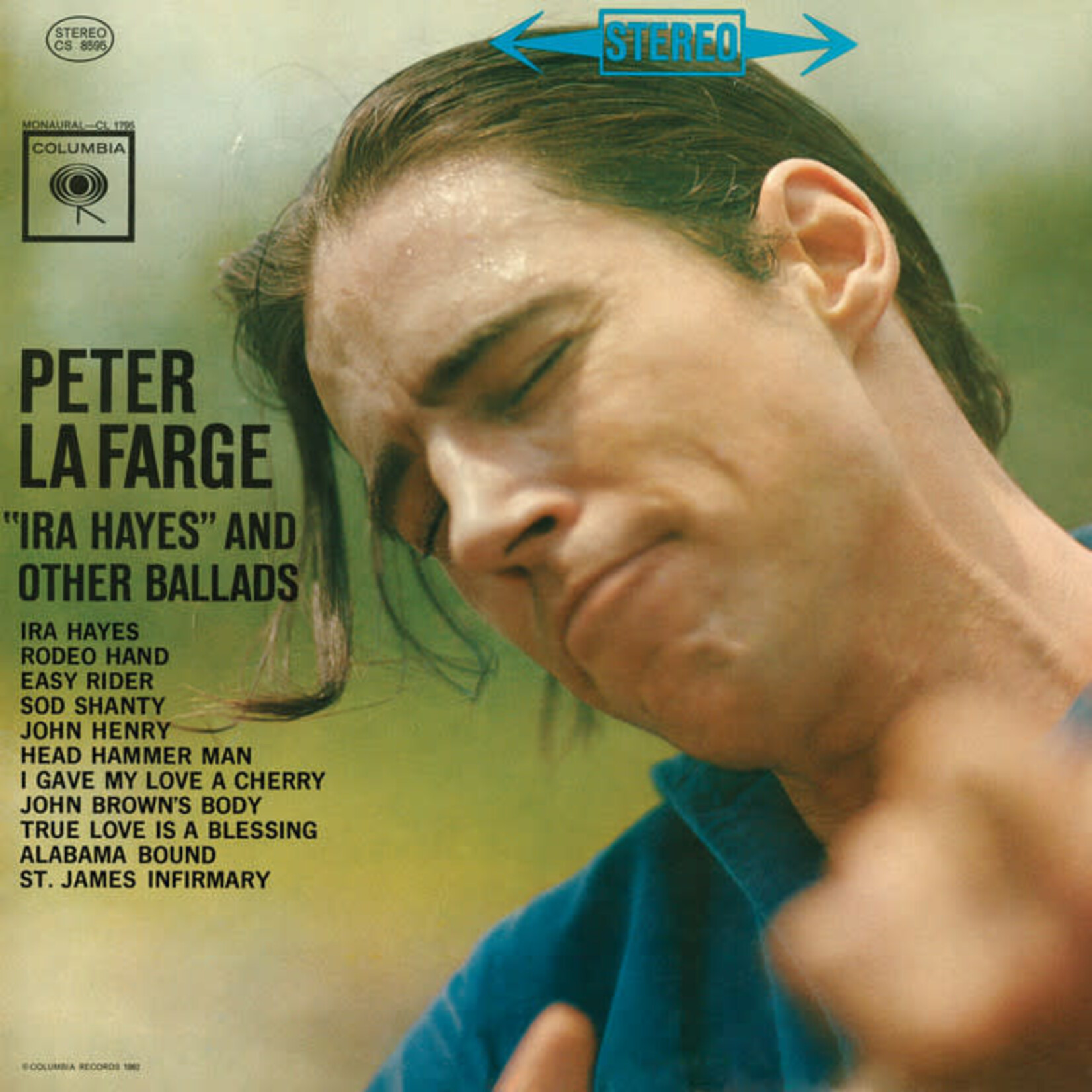 [Kollectible Vinyl] LaFarge, Peter: "Ira Hayes" & Other Ballads (1962, Canada, VG+, Folk) [COLUMBIA]