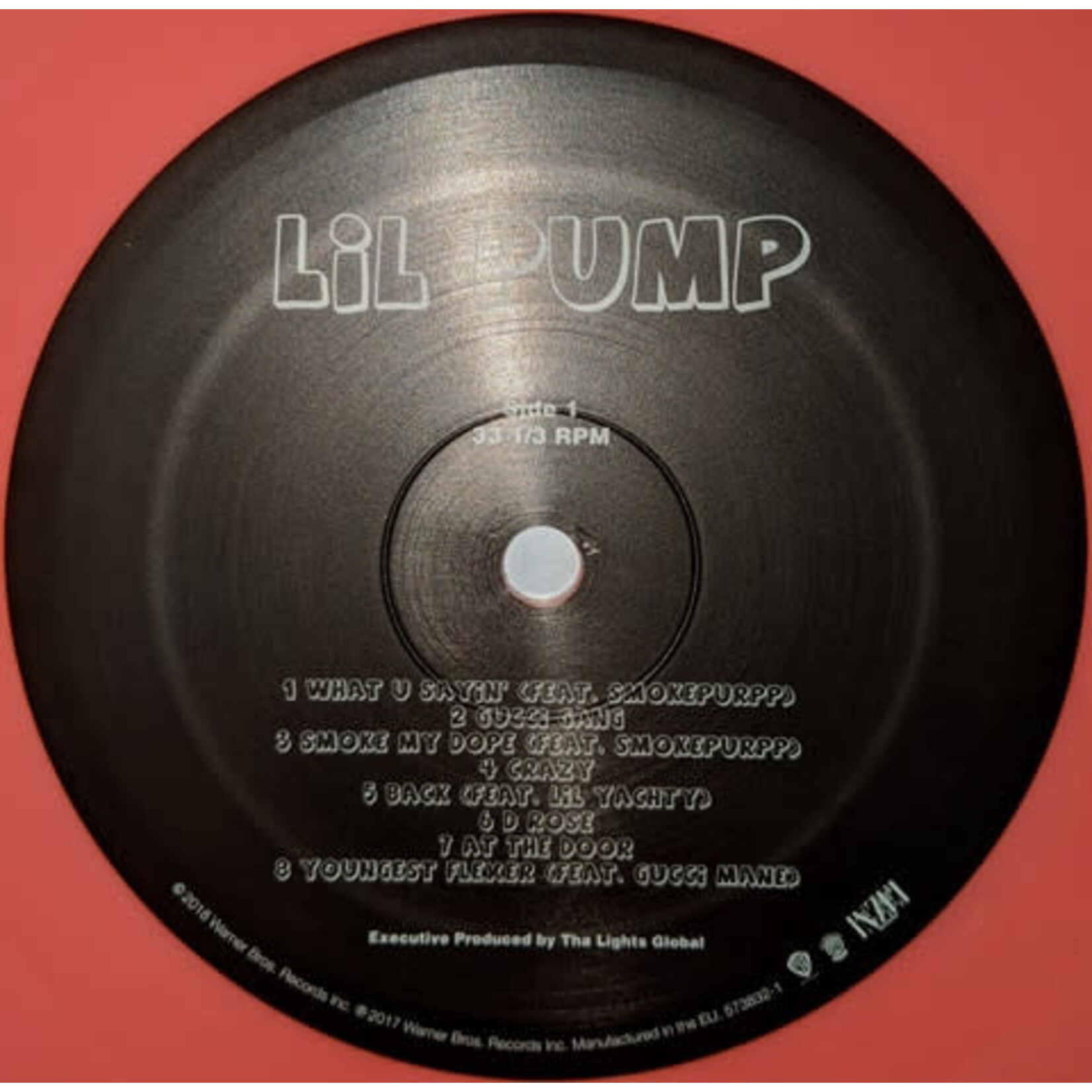 [Kollectibles] Lil Pump: self-titled (Pink Vinyl Ed)(2018, USA, VG+, Hip Hop) [WARNER]