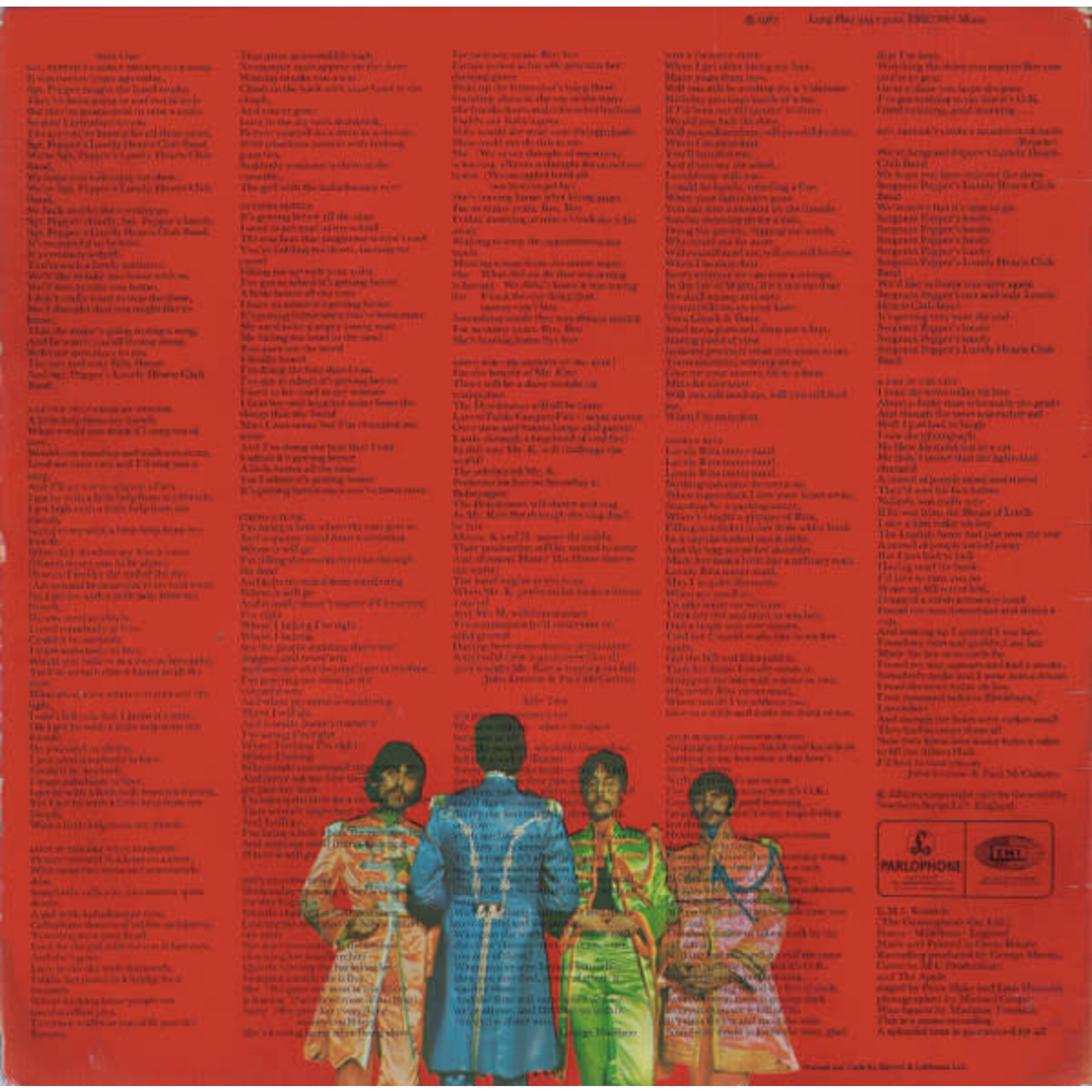 [Kollectibles] Beatles: Sgt. Pepper's Lonely Hearts Club Band (1967, UK, VG, Pop/Rock) [PARLOPHONE]