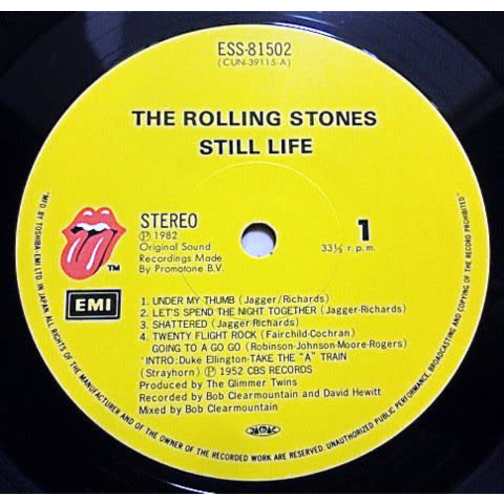 [Kollectibles] Rolling stones: Still life  (1982, Pop/rock, Japan, sealed vintage) [EMI]