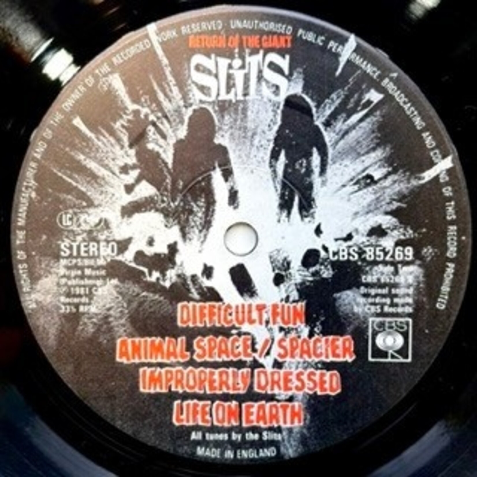 [Nick's Disk Pics] Slits: Return of The Giant (1981, UK, w/ Promo 7", Ex) [CBS]