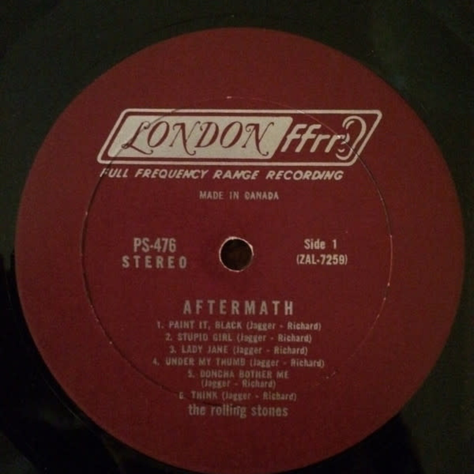 [Kollectible Vinyl] The rolling stones: Aftermath (1966, Canada, Mono in shrink, VG+) [LONDON]
