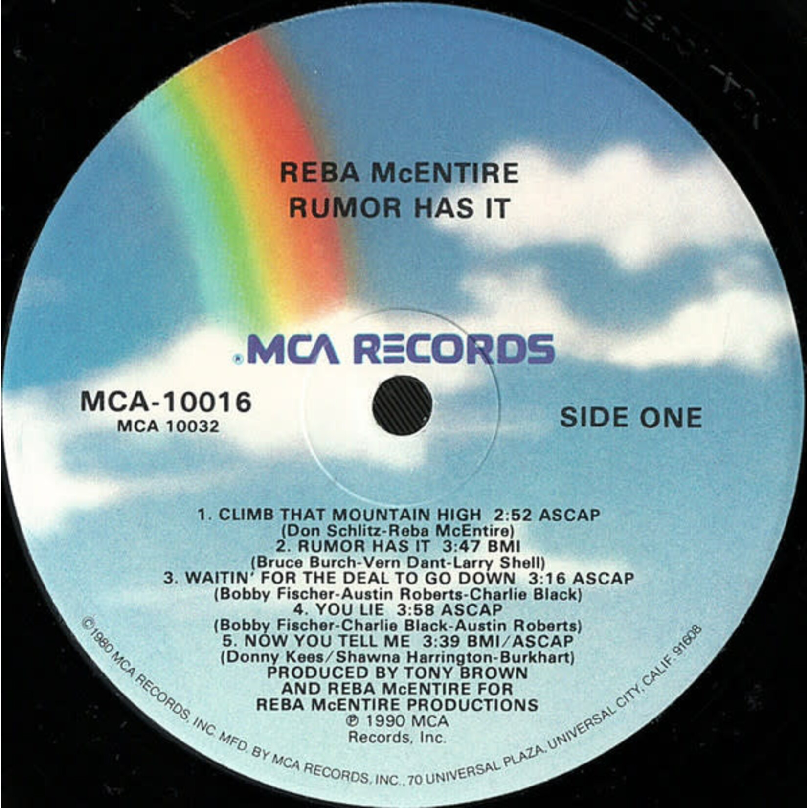 [Kollectible Vinyl] Reba McEntire: Rumor has it (1990, USA, country, VG+) [MCA]