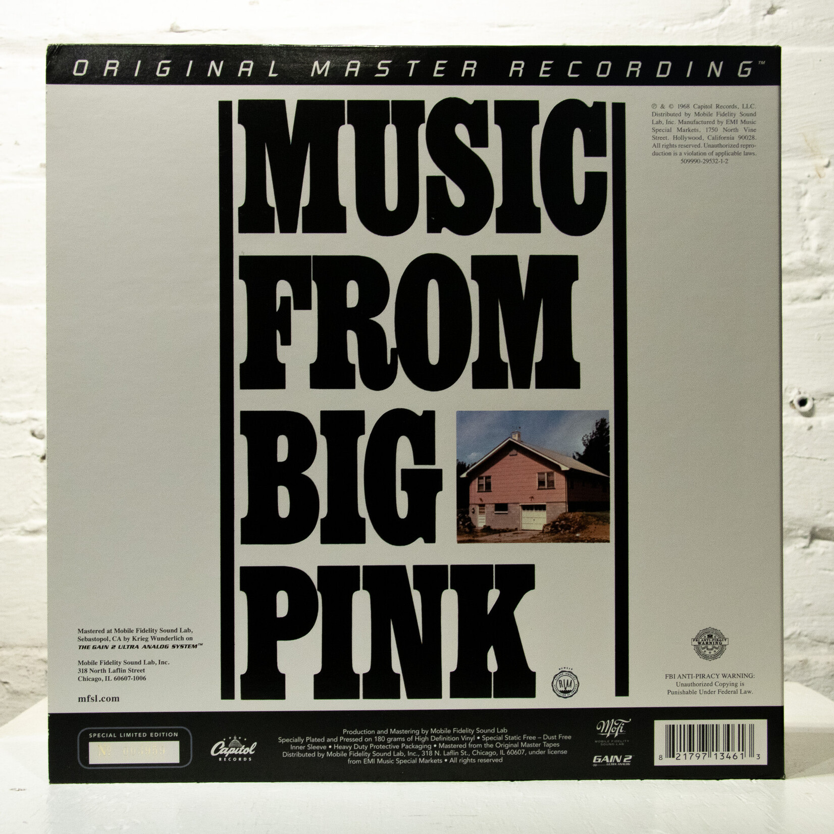 [Nick's Disk Pics] The Band: Music from the Big Pink [Mobile Fidelity]