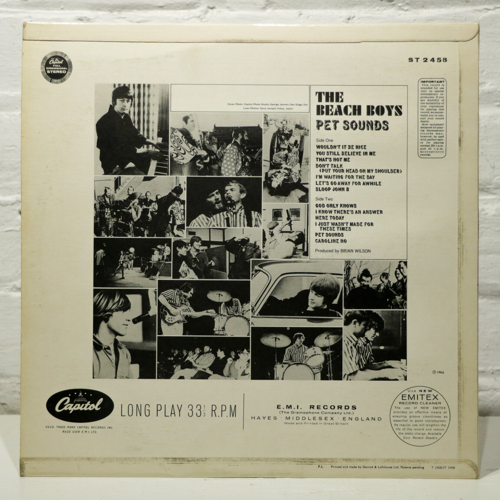 [Nick's Disk Pics] Beach Boys: Pet Sounds [CAPITOL]