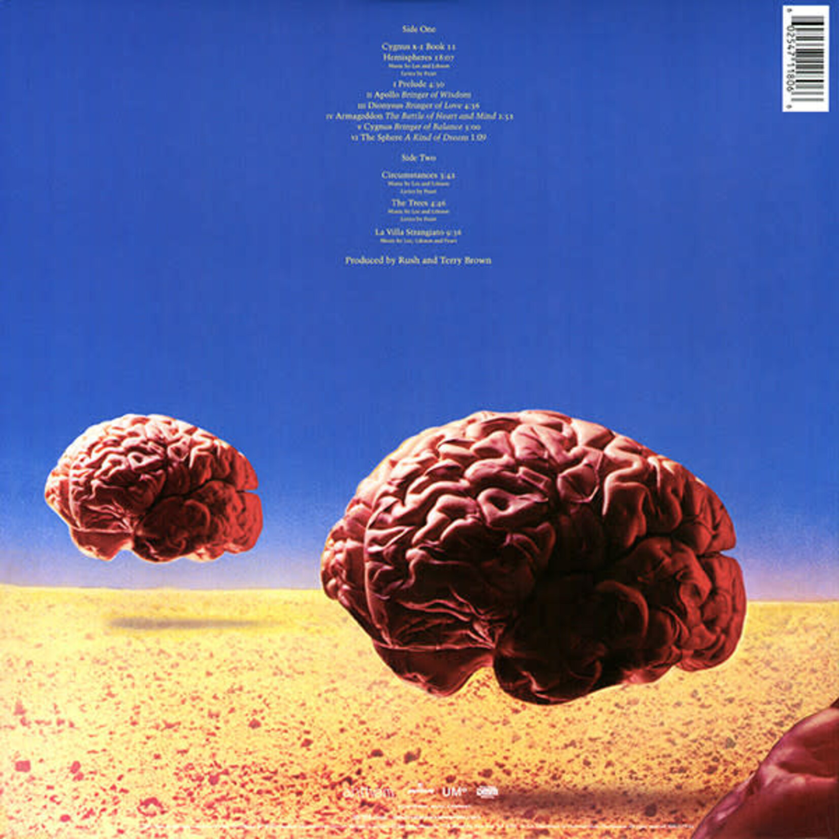 [Kollectible Vinyl] Rush: Hemispheres (2015, USA, 2009 deluxe reissue, VG+) [ANTHEM]