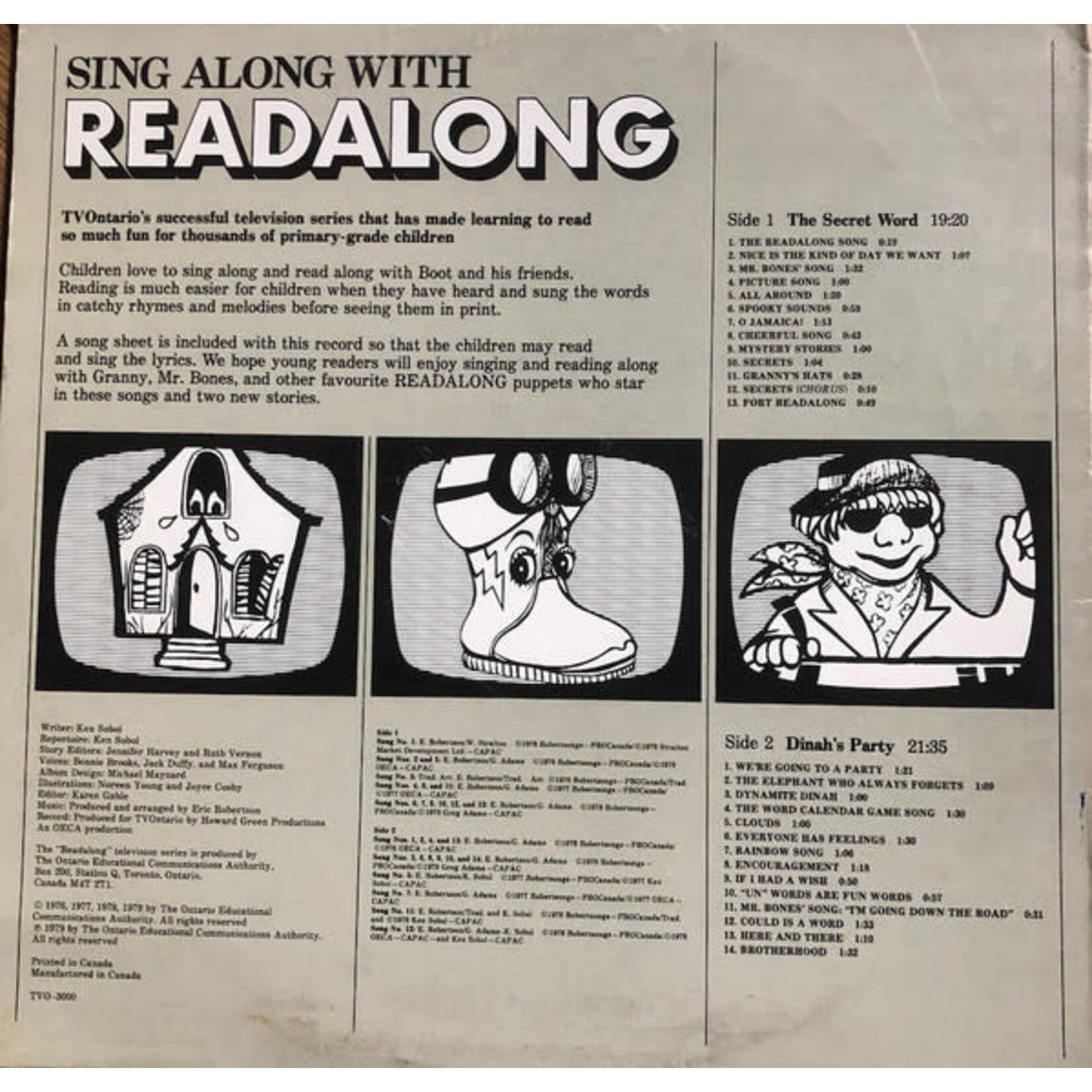[Kollectible Vinyl] Readalong (1979, Canada, VG+) [TV ONTARIO]