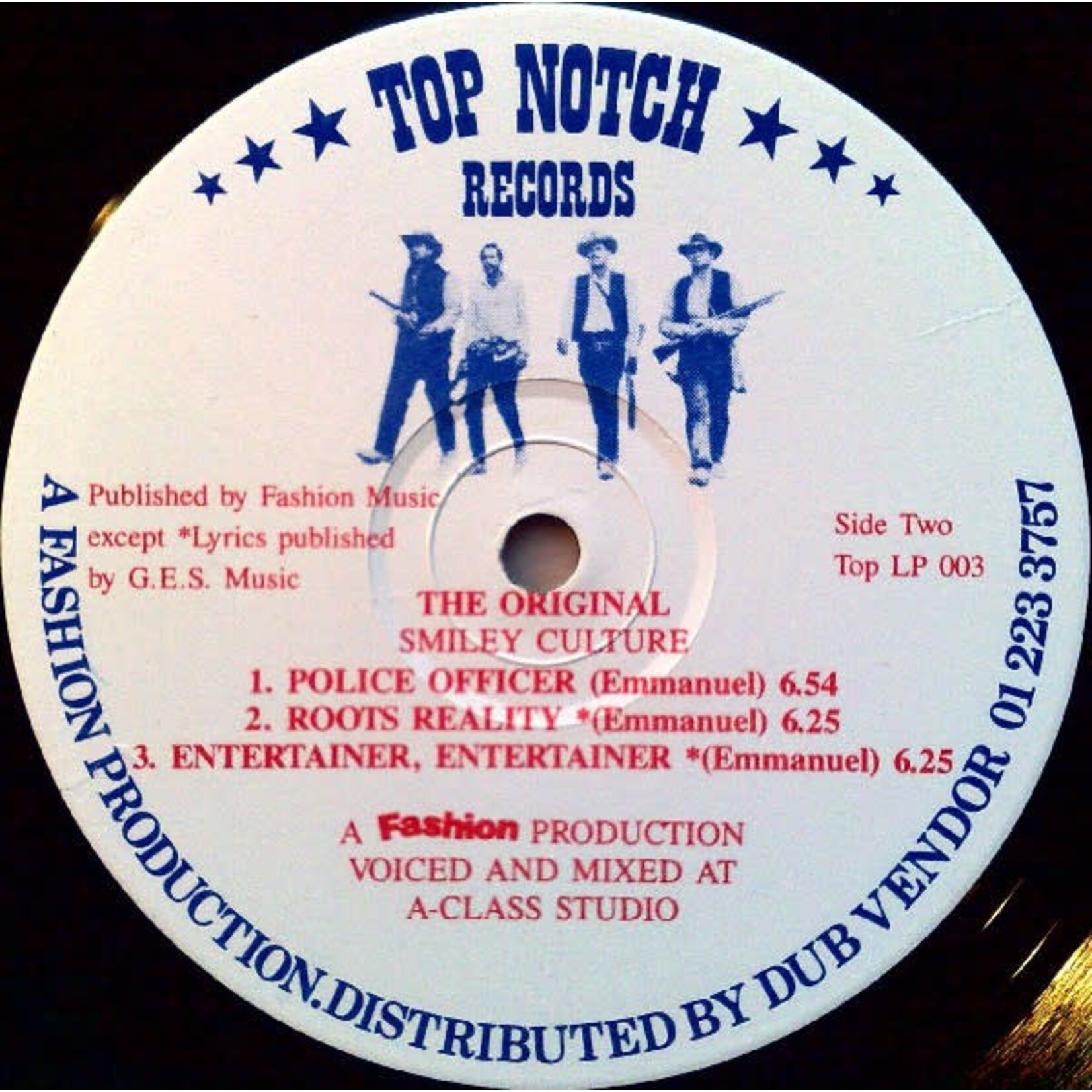 [Kollectible Vinyl] Smiley Culture – The Original Smiley Culture (1986, UK, dance hall, reggae, VG+) [TOP NOTCH]