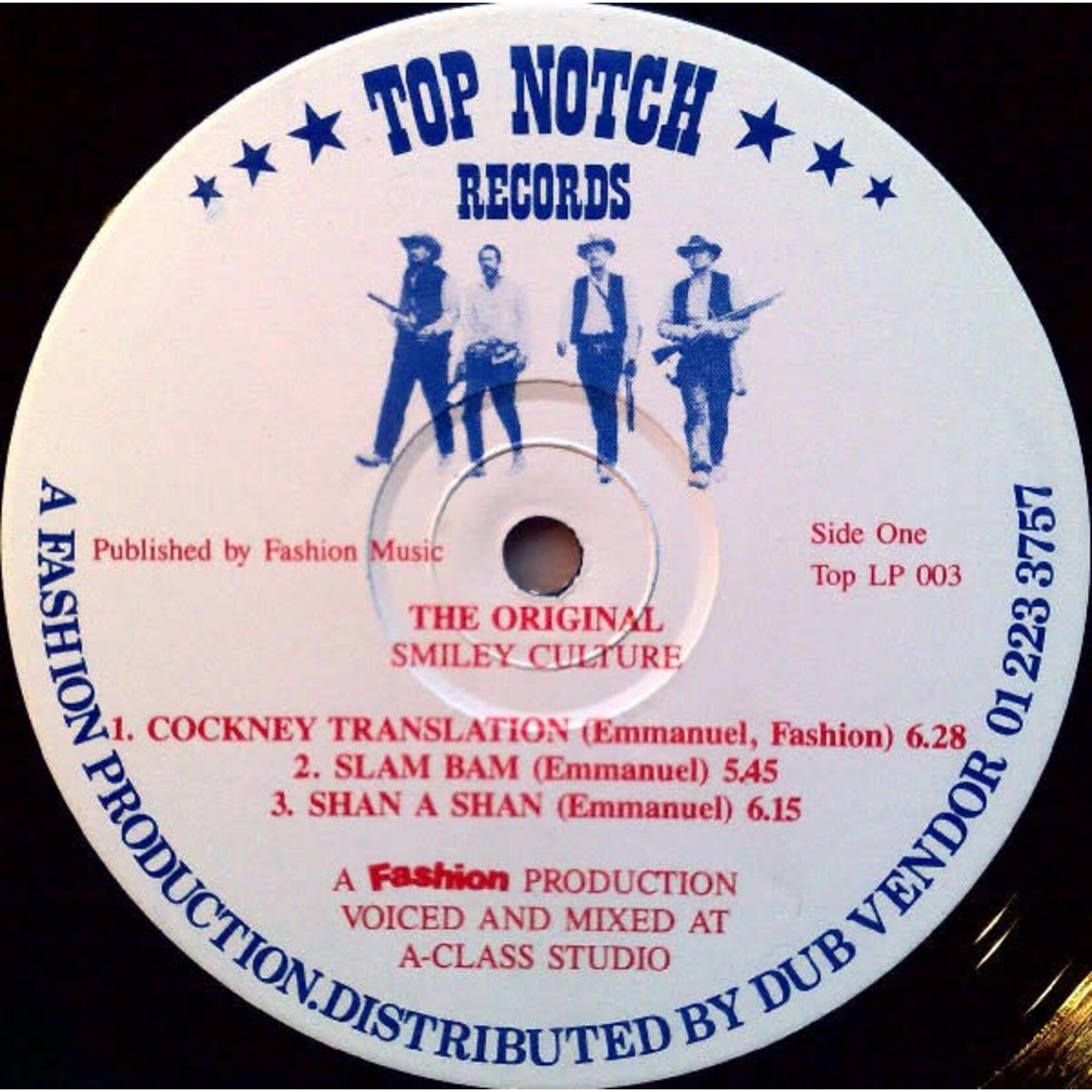 [Kollectible Vinyl] Smiley Culture – The Original Smiley Culture (1986, UK, dance hall, reggae, VG+) [TOP NOTCH]