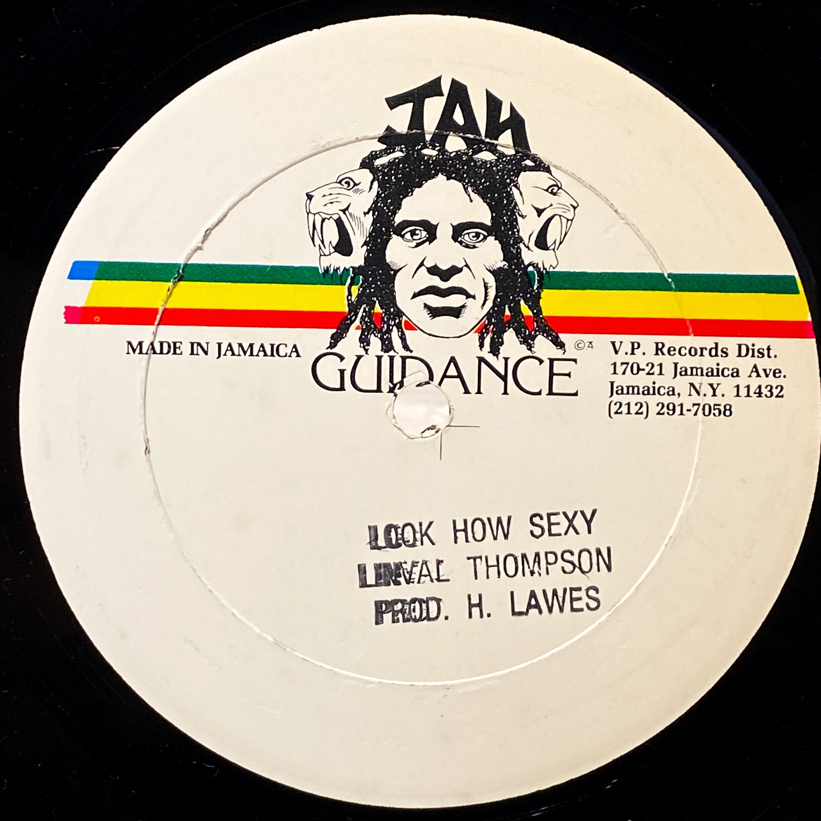[Nick's Disk Pics] Thompson, Linval: Look How Me Sexy (12", 82, Jamaica, VG+) [GREENSLEEVES]