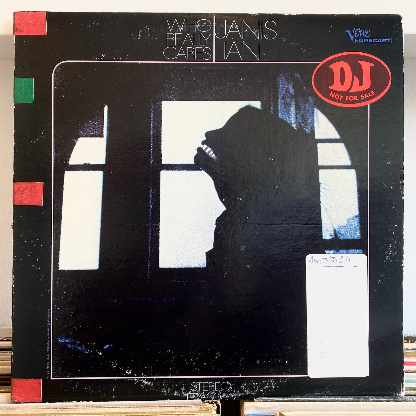 [Nick's Disk Pics] Janis Ian: Who really cares (1969, USA, white label promo, chum FM copy, VG+) [VERVE]
