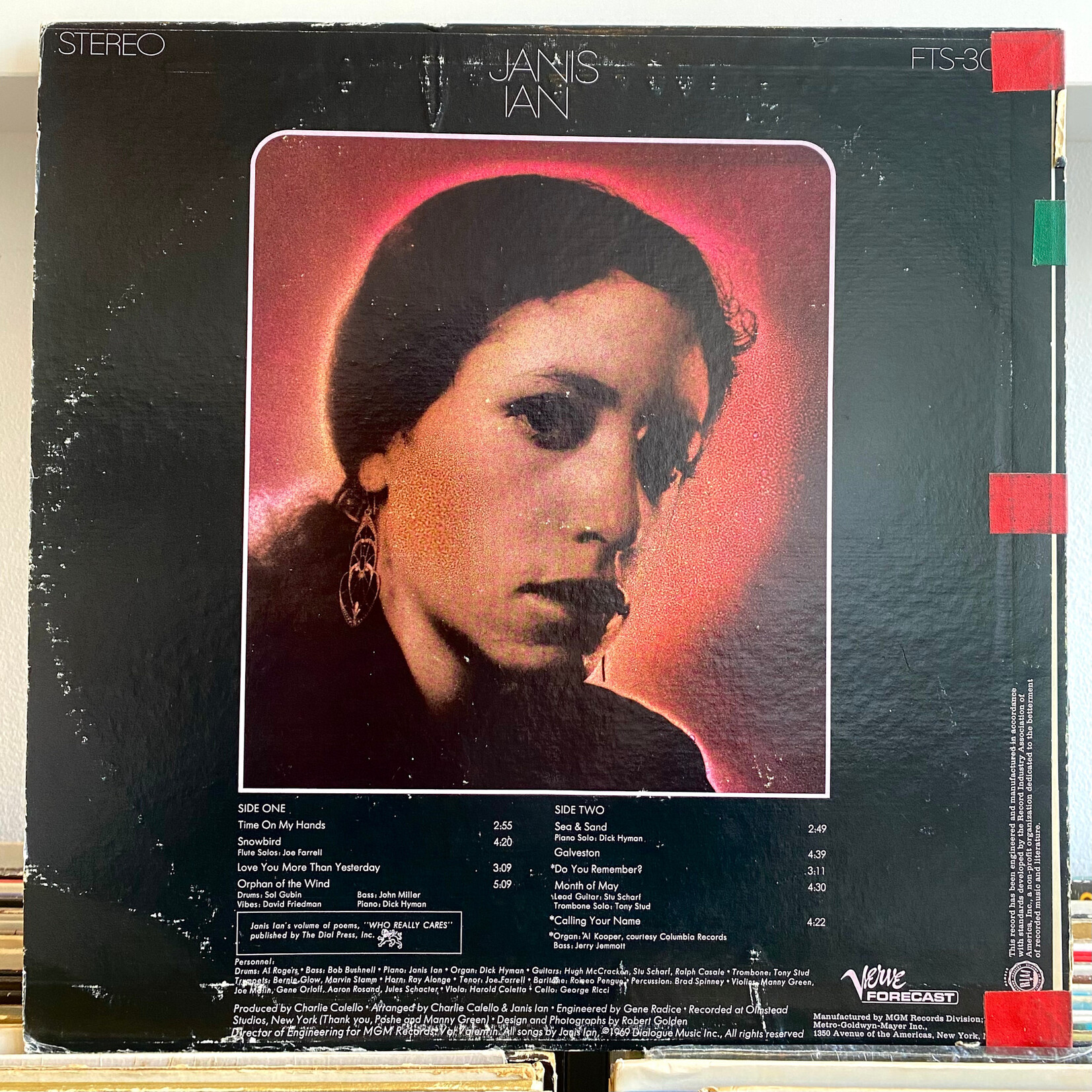 [Nick's Disk Pics] Janis Ian: Who really cares (1969, USA, white label promo, chum FM copy, VG+) [VERVE]