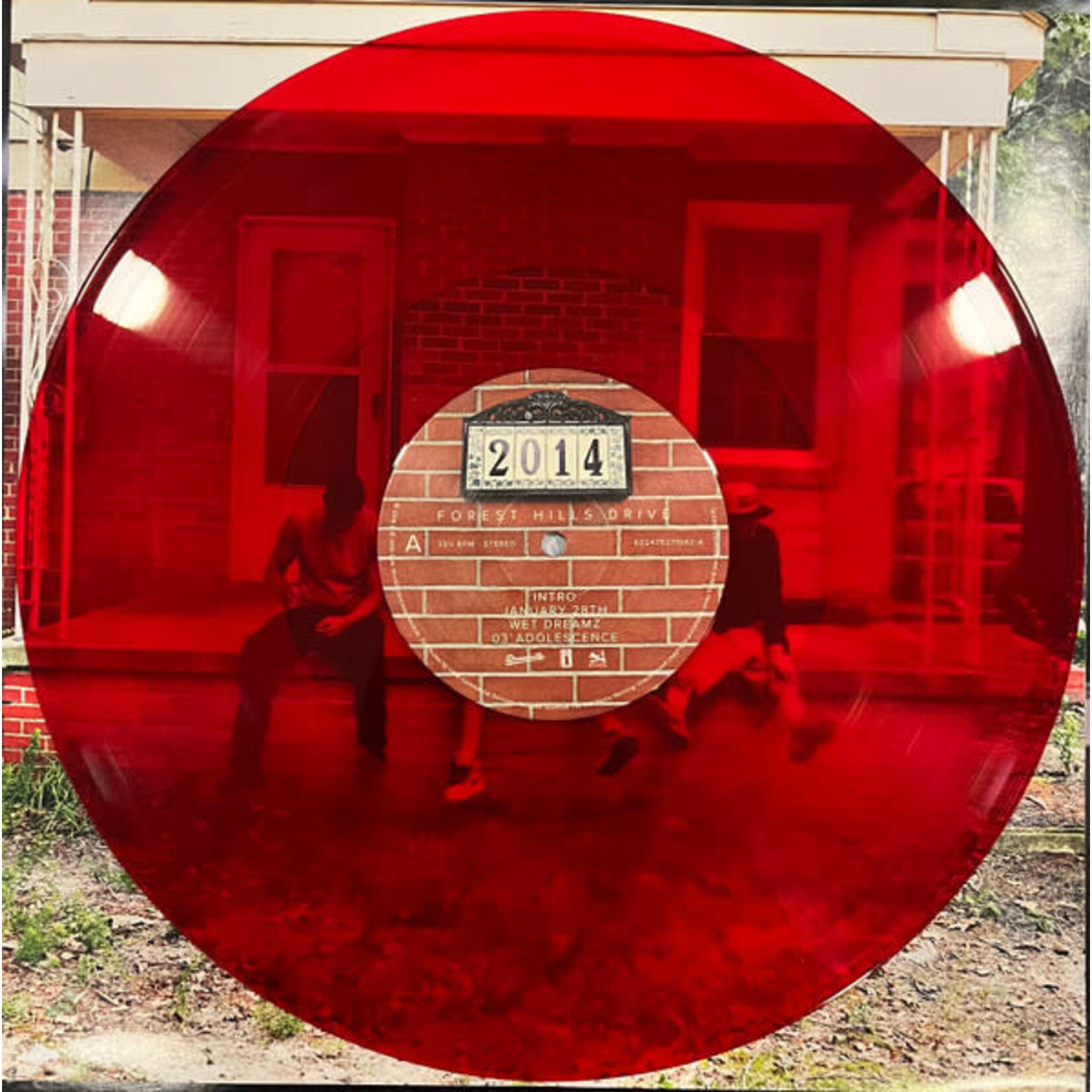 J. Cole: 2014 Forest Hills Drive (2LP, Anniversary Edition, red vinyl w/ poster) [INTERSCOPE]