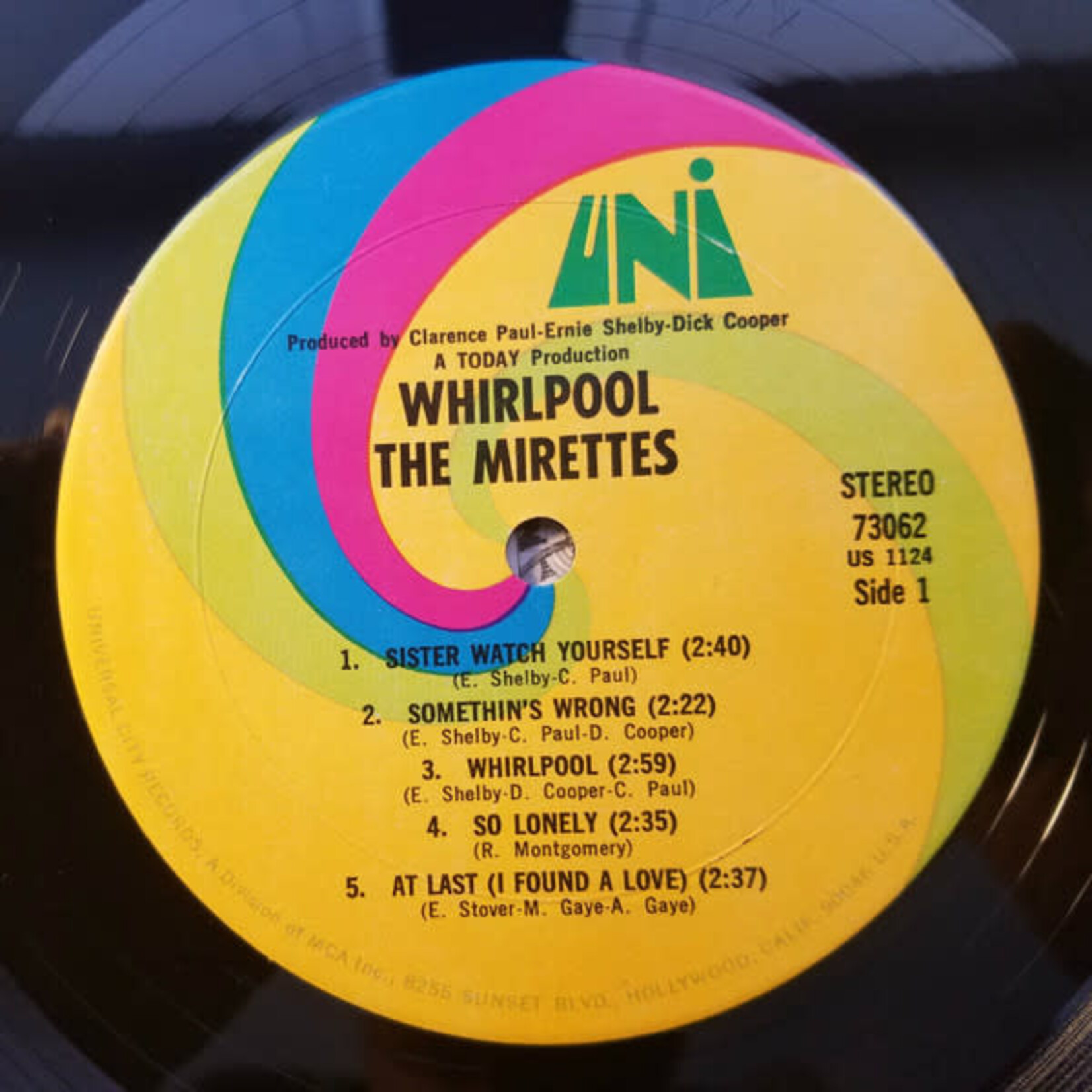 [Kollectibles] The Mirettes: Whirlpool (1969, USA,Vg+) [UNI RECORDS]