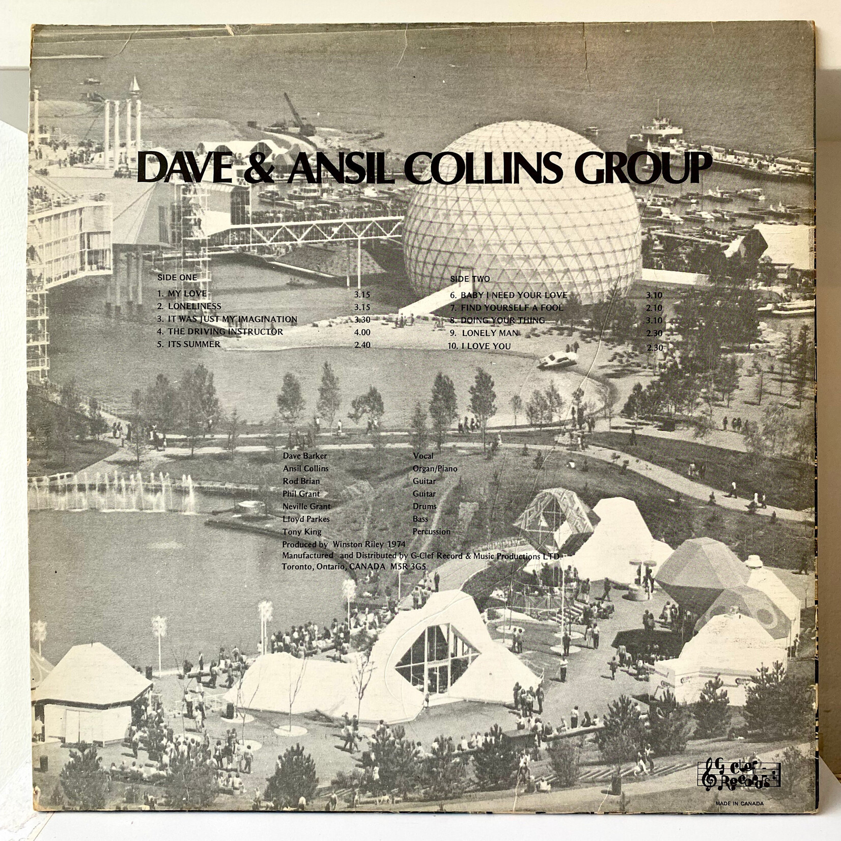 [Nick's Disk Pics] Collins, Dave & Ansil: In Toronto (1974, Canada, VG) [G CLEF]
