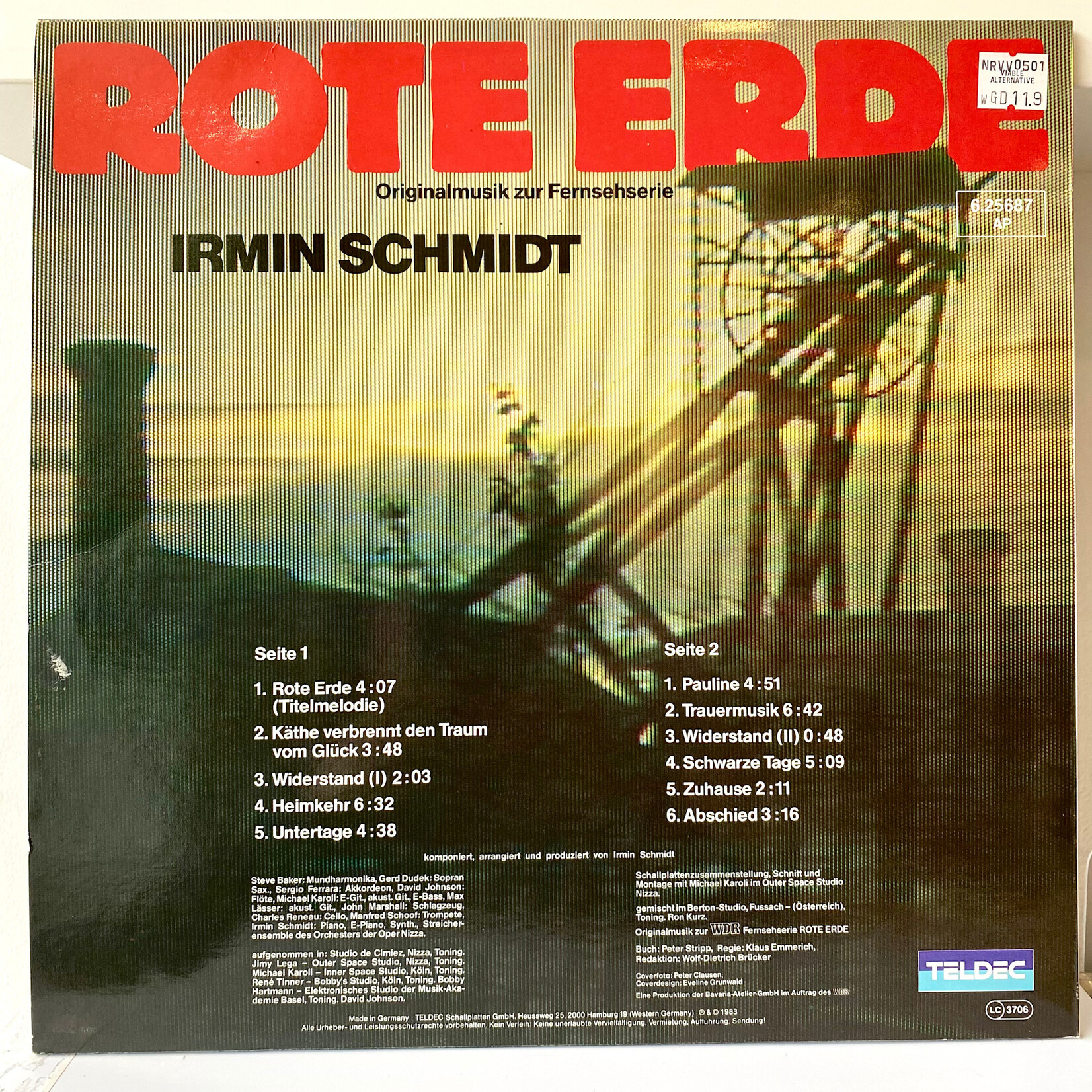[Nick's Disk Pics] Schmidt, Irmin: Rote Erde (1983, Germany, VG+)[TELDEC]