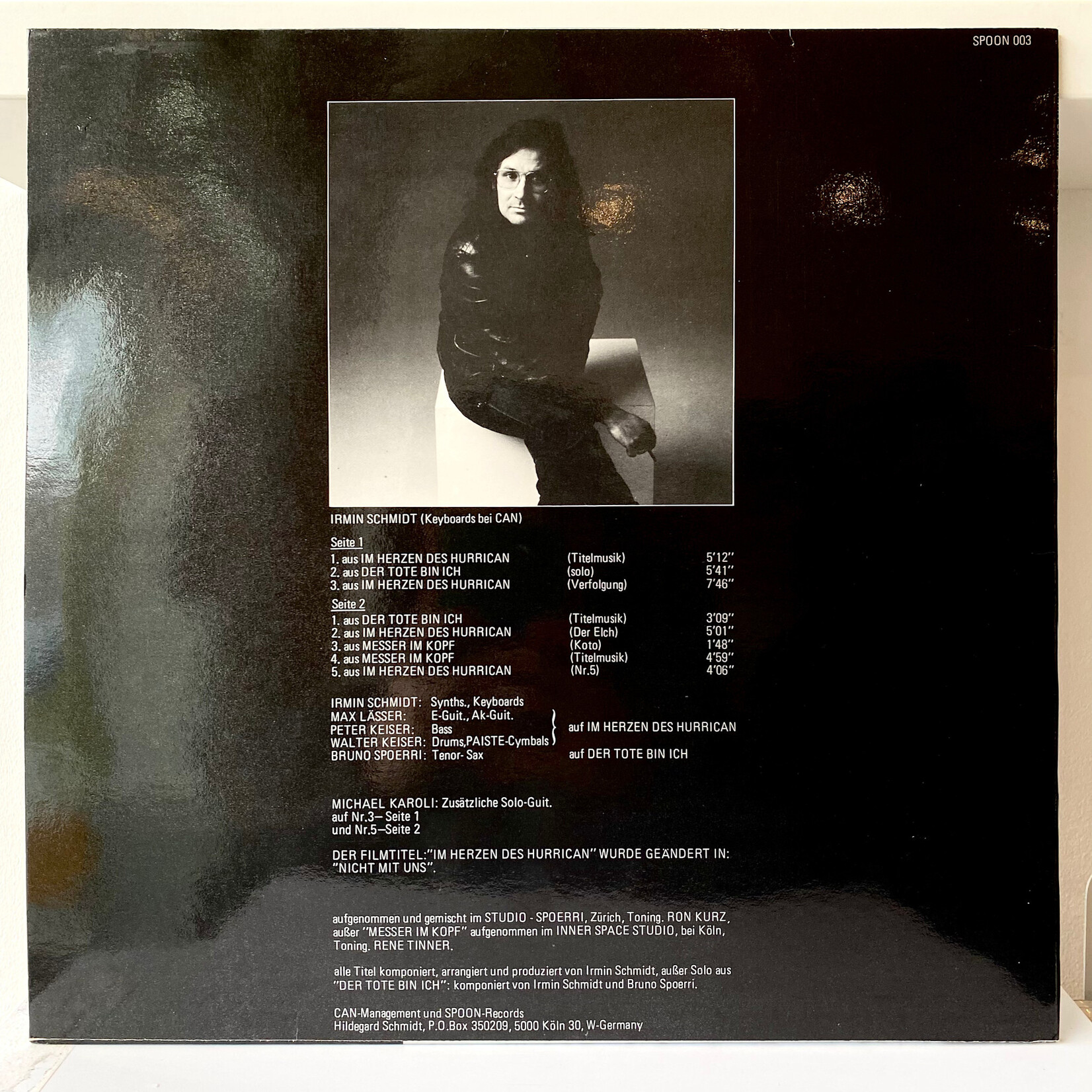 [Nick's Disk Pics] Schmidt, Irmin: Filmmusik (1980, Germany, Ex)[SPOON]