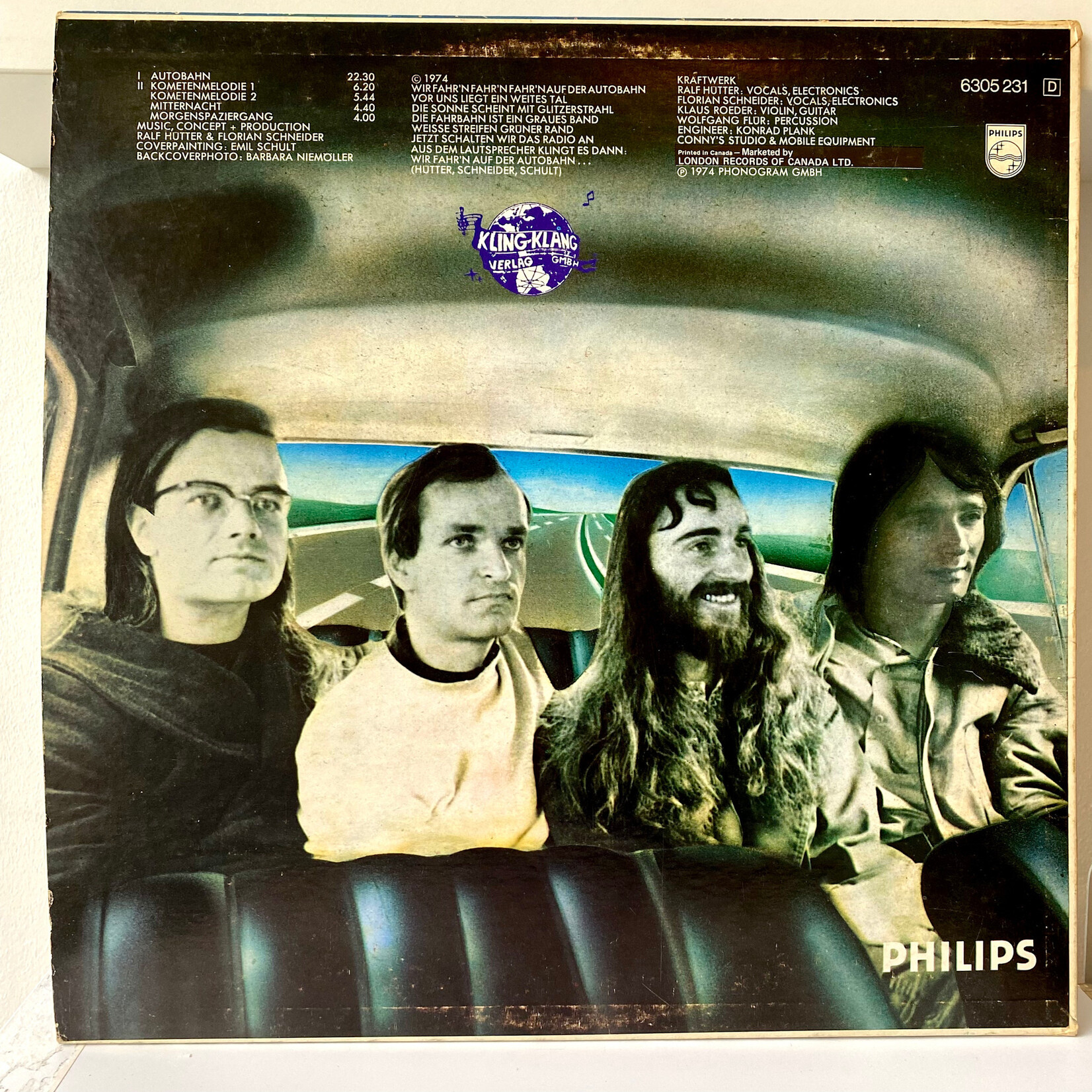[Nick's Disk Pics] Kraftwerk: Autobahn (1974, Canada, VG+)[PHILIPS]